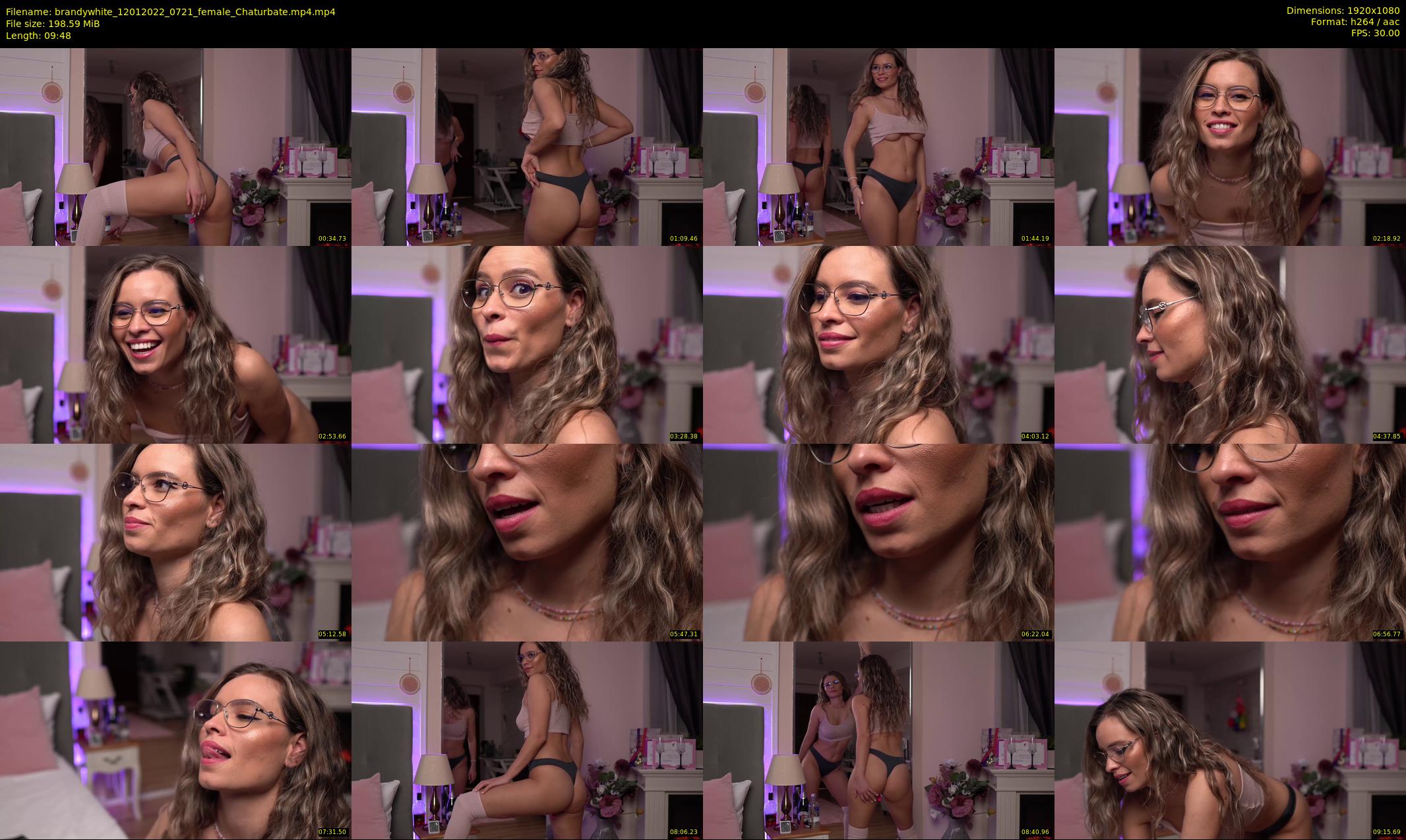 brandywhite — 10 minute Chaturbate female cam show recording, 1080p, Jan 12, 2022