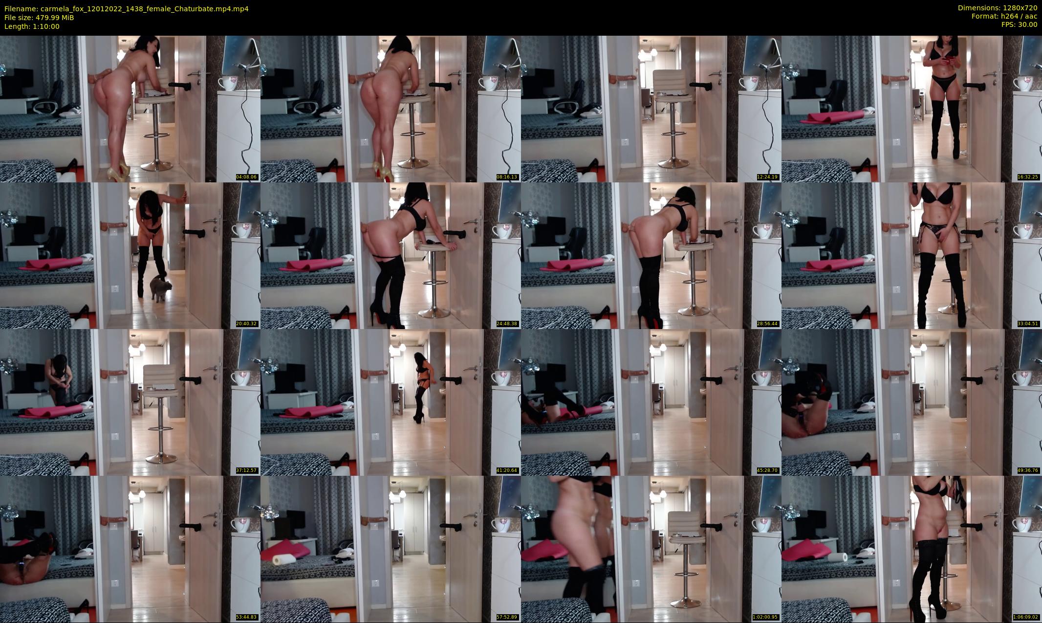 carmela_fox — 70 minute Chaturbate female cam show recording, 720p, Jan 12, 2022