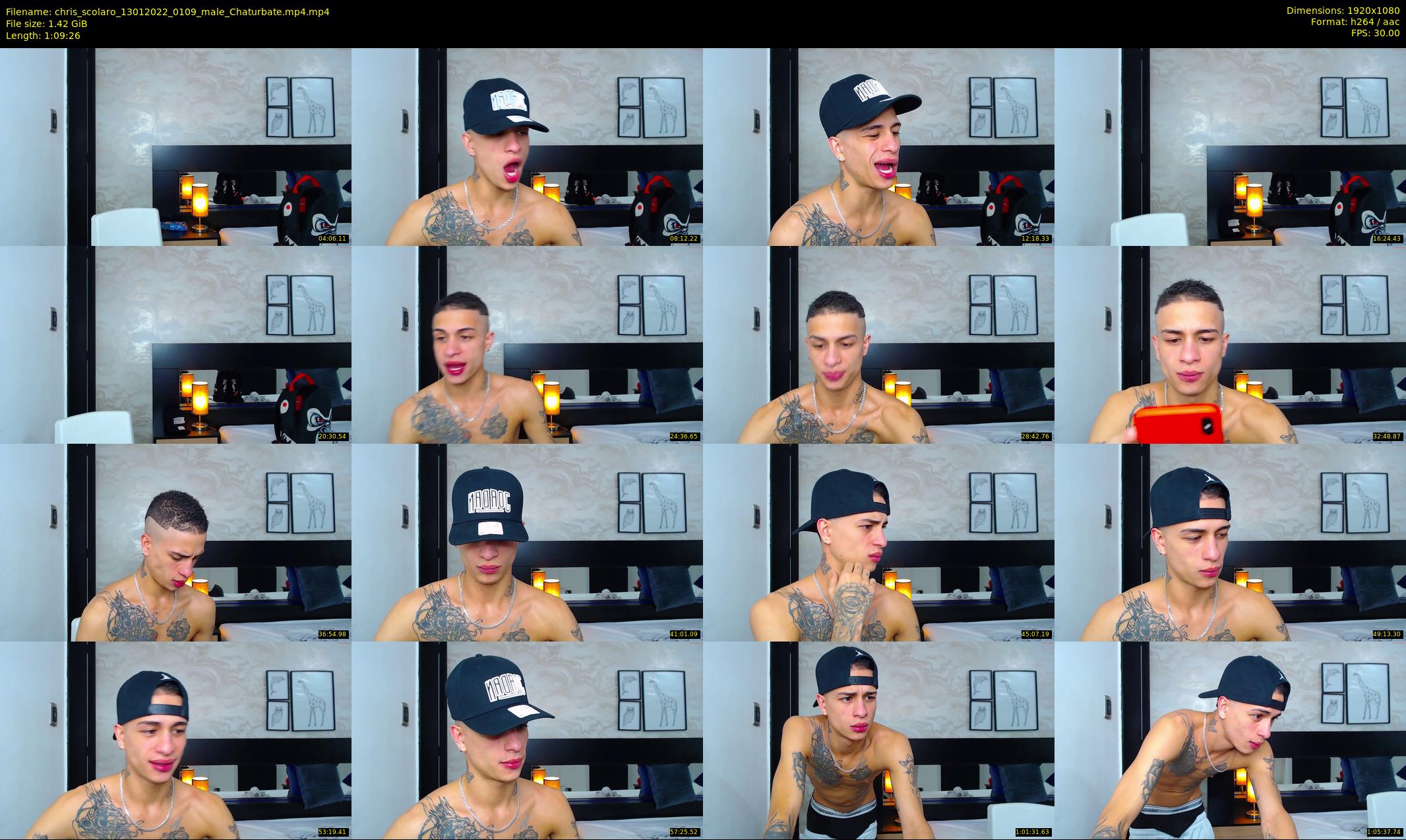 chris_scolaro — 70 minute Chaturbate male cam show recording, 1080p, Jan 13, 2022