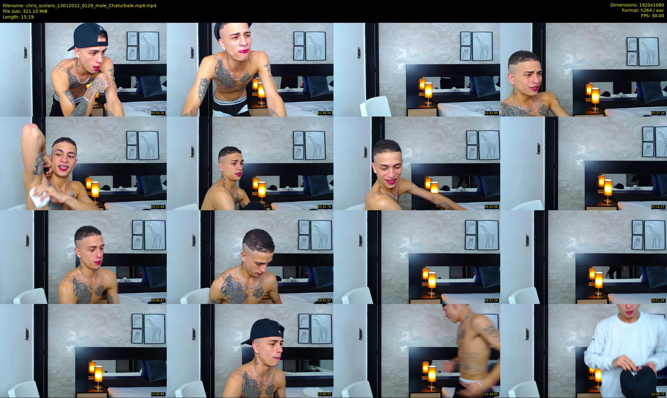chris_scolaro — 16 minute Chaturbate male cam show recording, 1080p, Jan 13, 2022