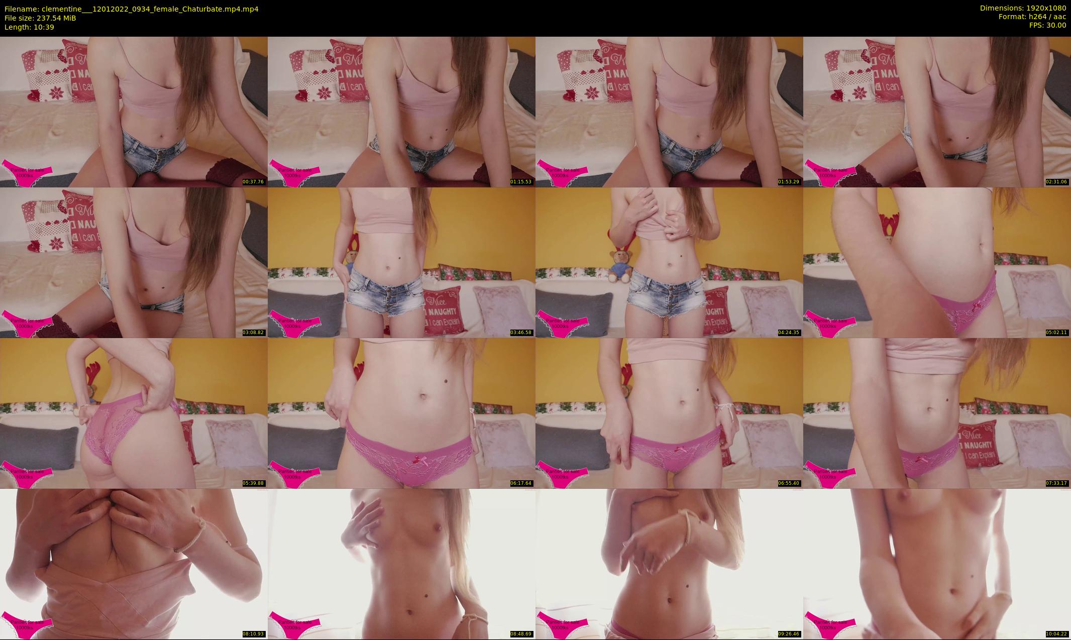 clementine__ — 11 minute Chaturbate female cam show recording, 1080p, Jan 12, 2022