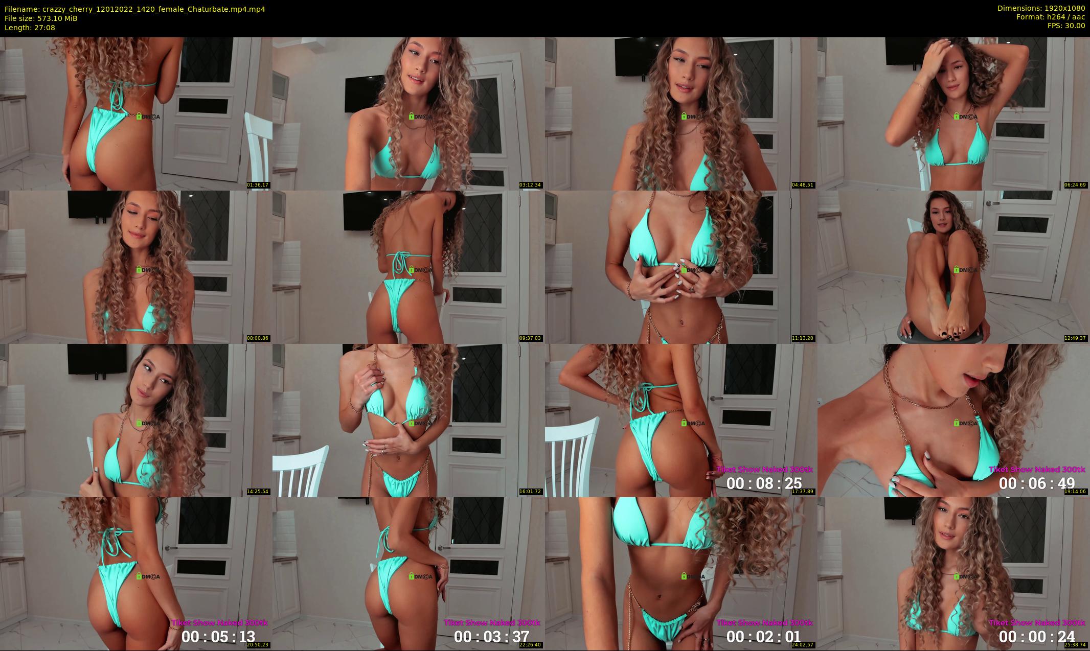 crazzy_cherry — 28 minute Chaturbate female cam show recording, 1080p, Jan 12, 2022