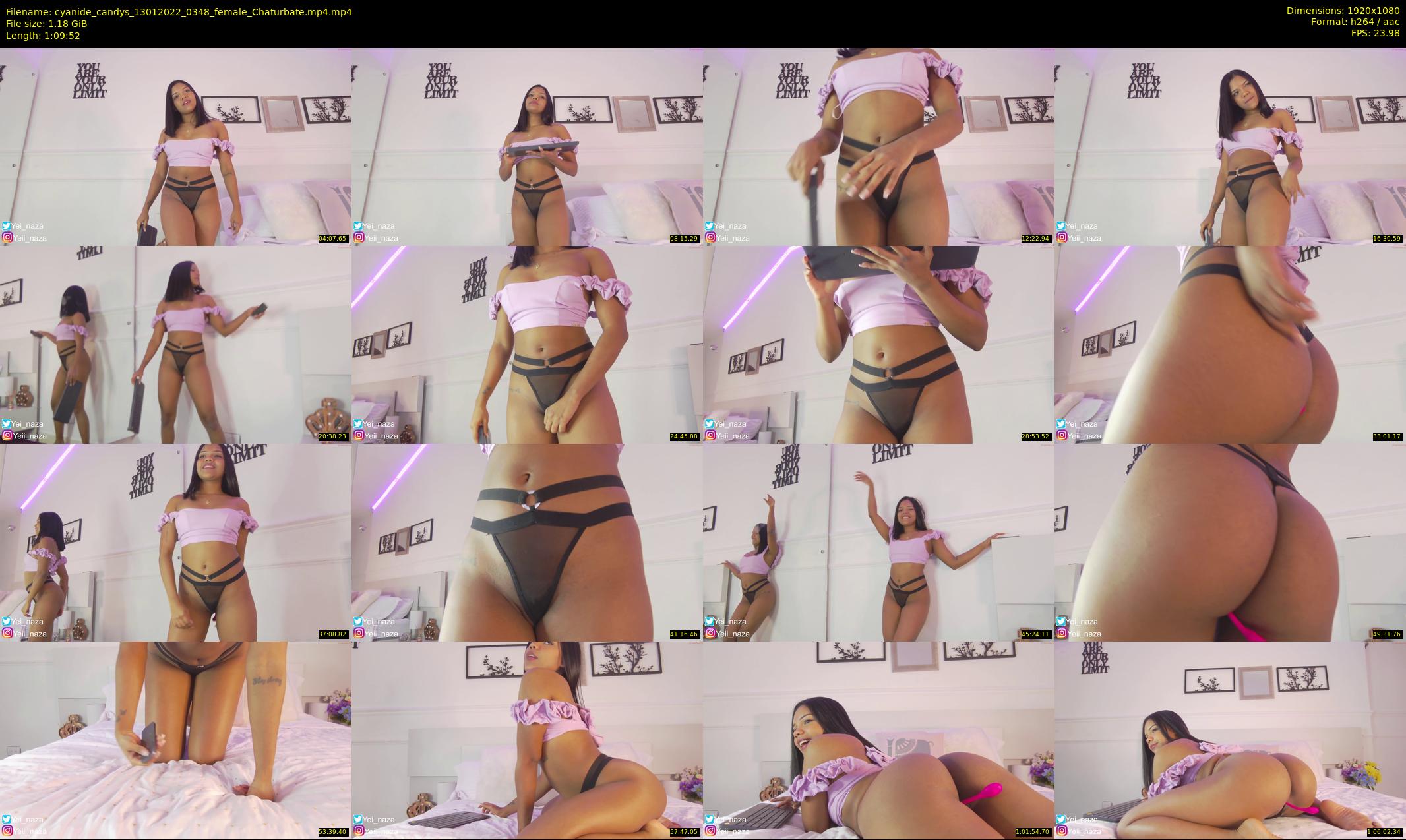 cyanide_candys — 70 minute Chaturbate female cam show recording, 1080p, Jan 13, 2022