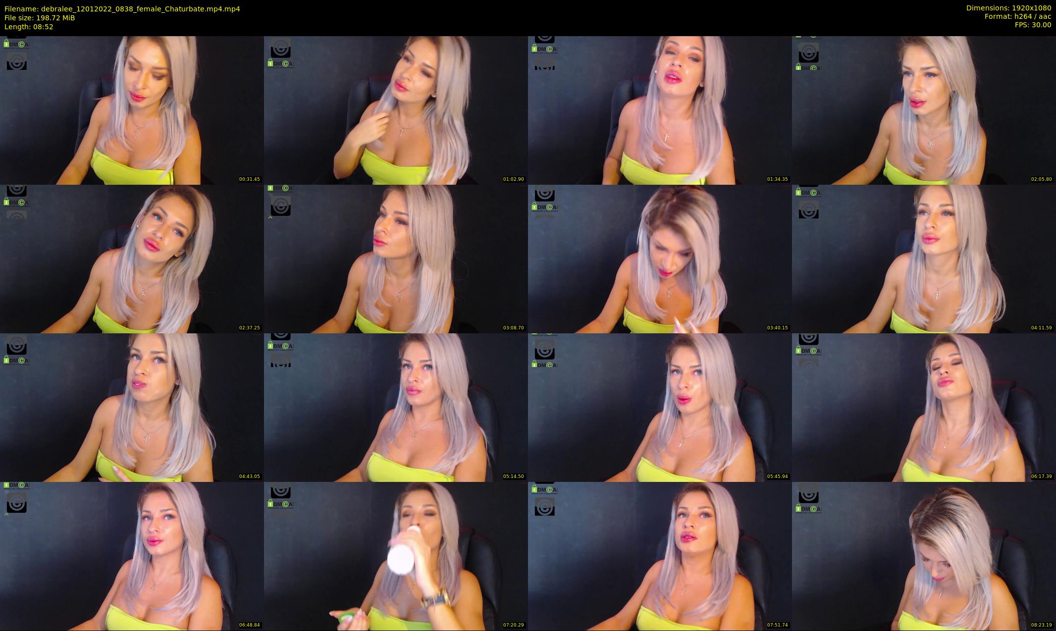 debralee — 9 minute Chaturbate female cam show recording, 1080p, Jan 12, 2022