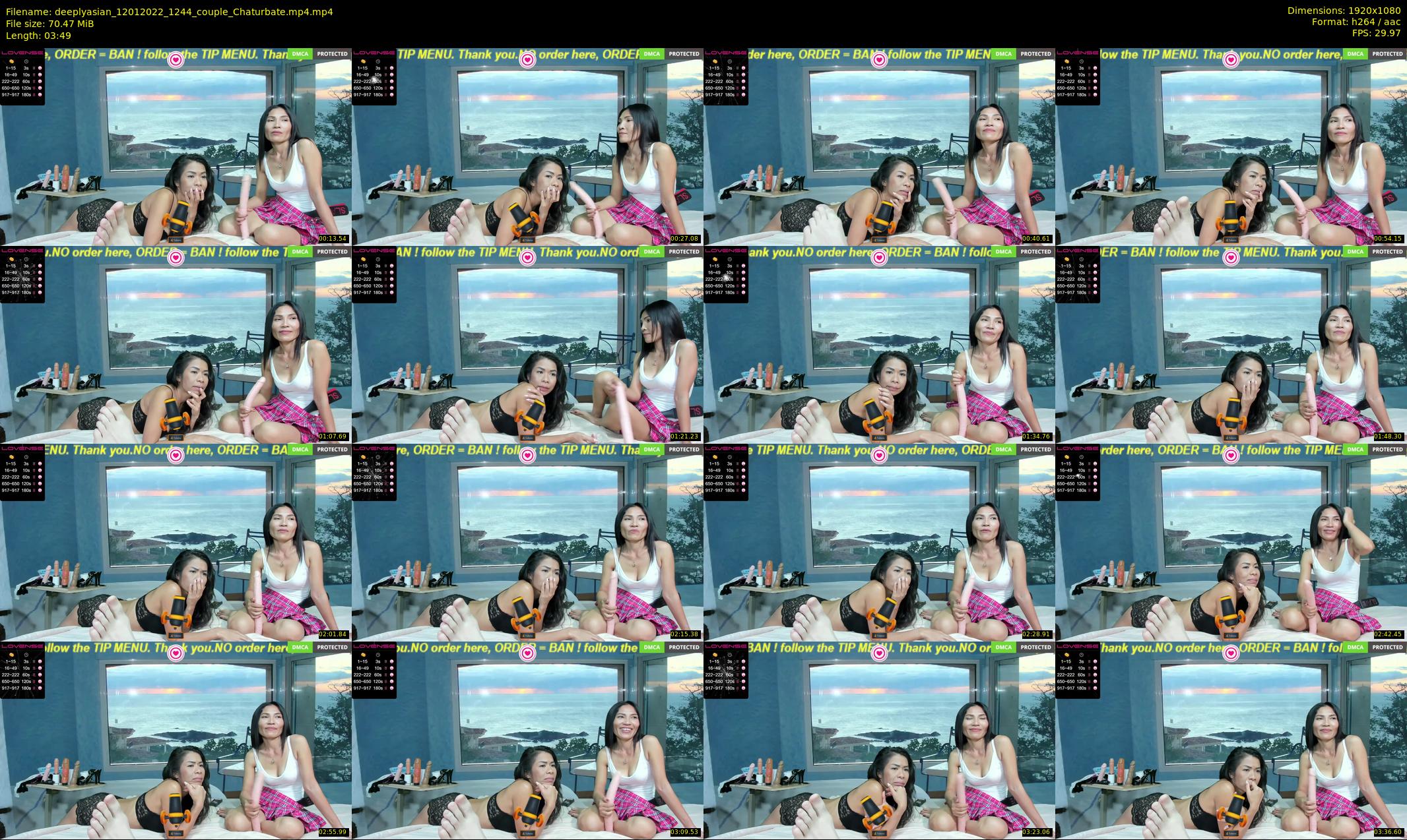 deeplyasian — 4 minute Chaturbate couple cam show recording, 1080p, Jan 12, 2022