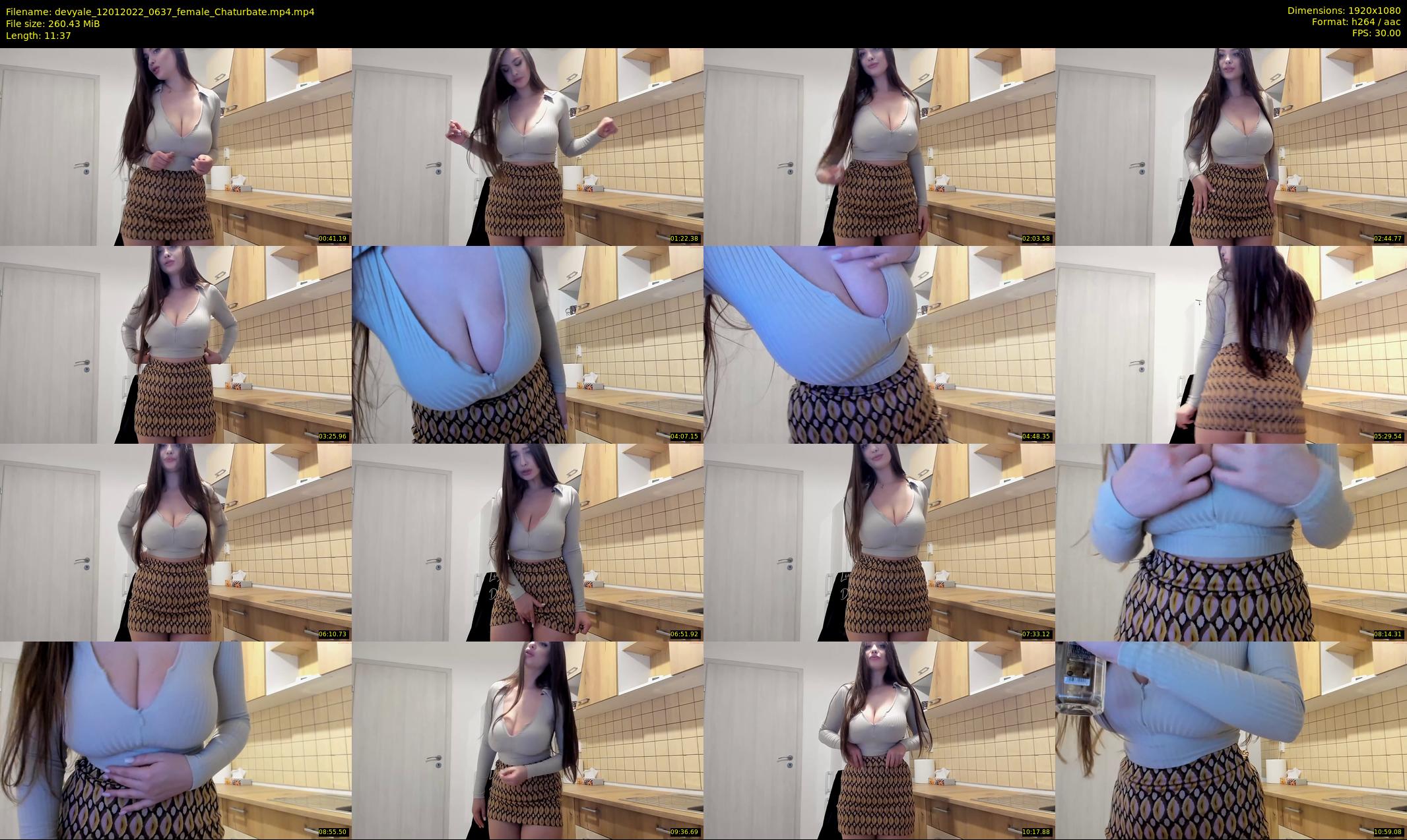devyale — 12 minute Chaturbate female cam show recording, 1080p, Jan 12, 2022