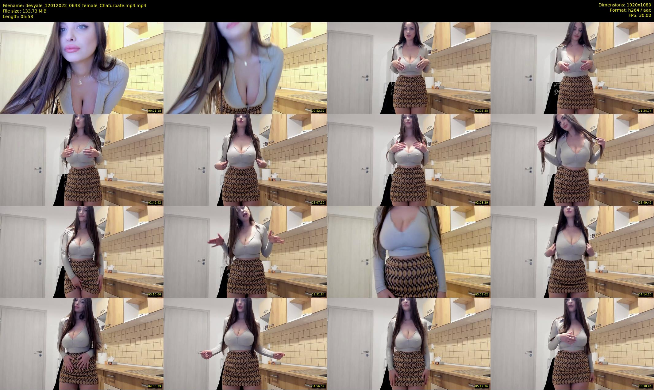 devyale — 6 minute Chaturbate female cam show recording, 1080p, Jan 12, 2022