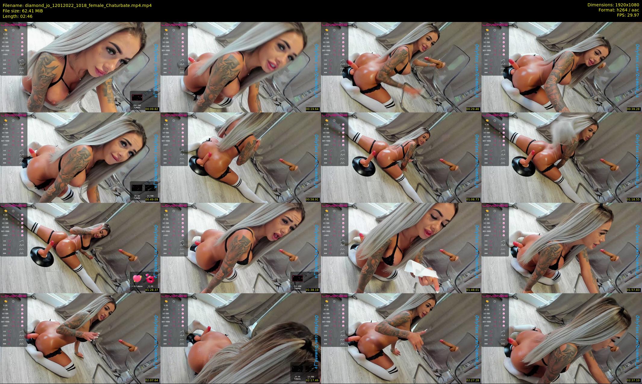 diamond_jo — 3 minute Chaturbate female cam show recording, 1080p, Jan 12, 2022