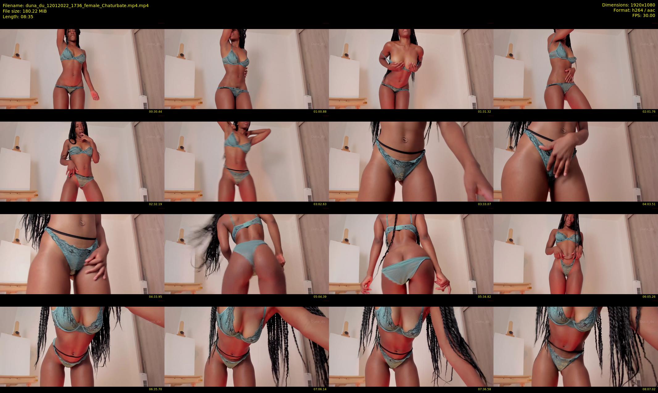 duna_du — 9 minute Chaturbate female cam show recording, 1080p, Jan 12, 2022