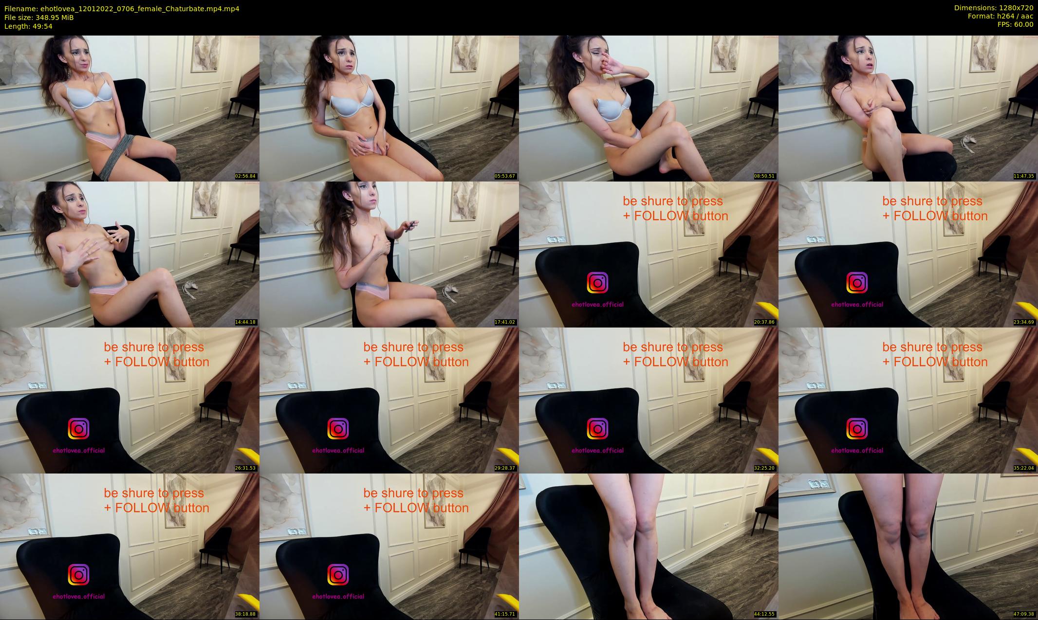 ehotlovea — 50 minute Chaturbate female cam show recording, 720p, Jan 12, 2022