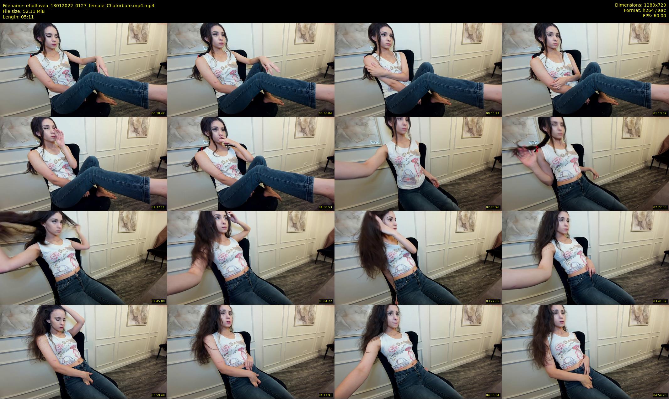 ehotlovea — 6 minute Chaturbate female cam show recording, 720p, Jan 13, 2022