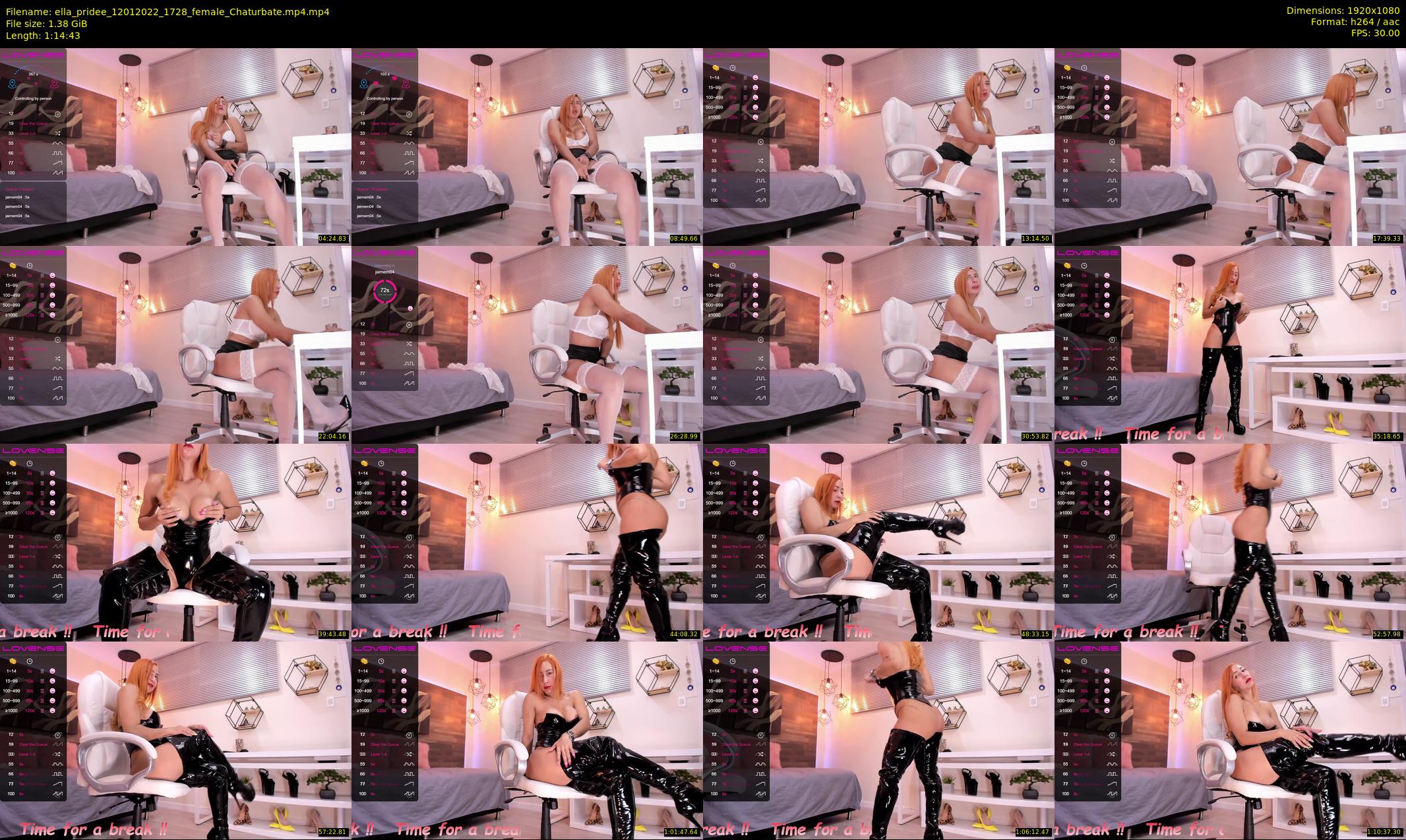 ella_pridee — 75 minute Chaturbate female cam show recording, 1080p, Jan 12, 2022