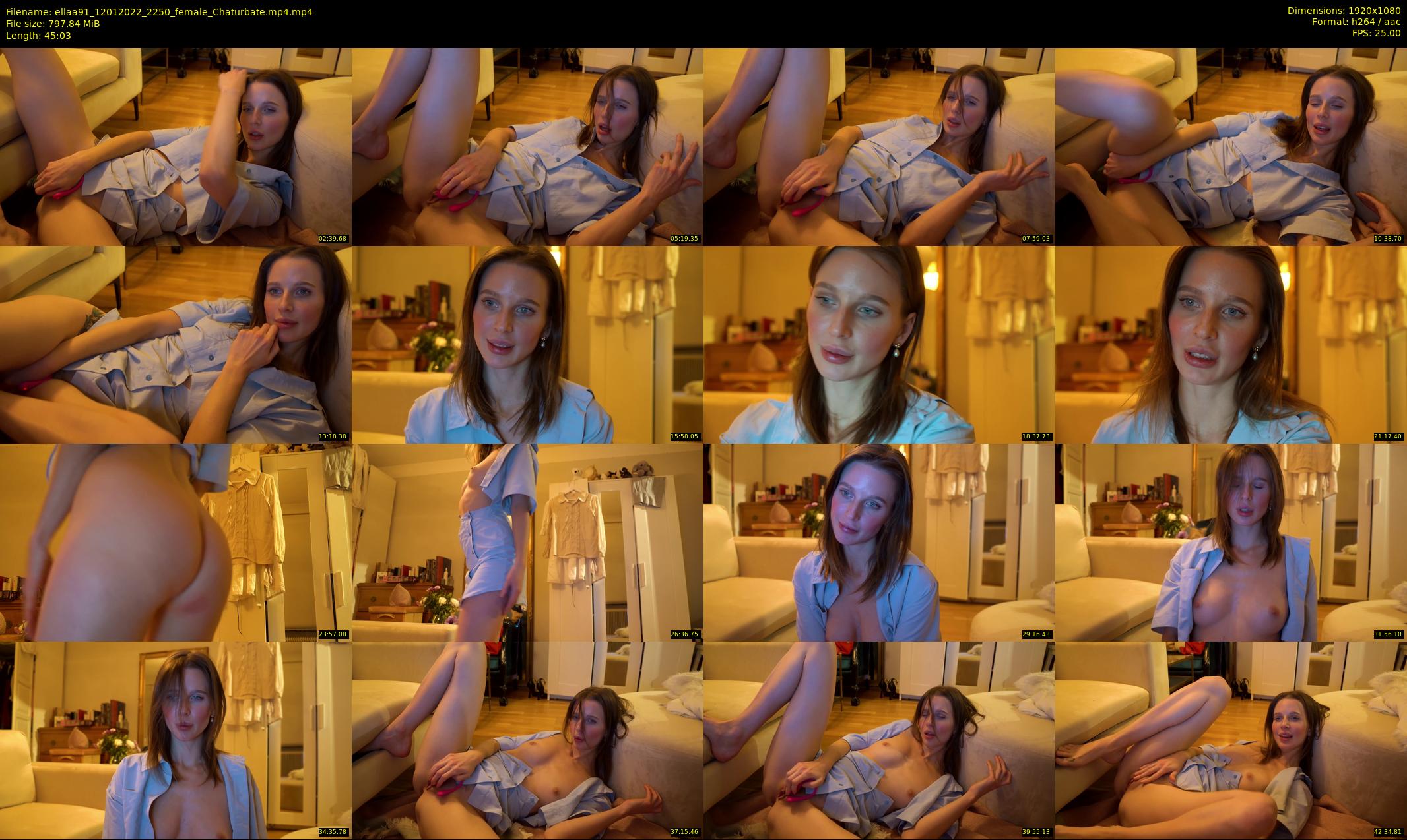 ellaa91 — 46 minute Chaturbate female cam show recording, 1080p, Jan 12, 2022