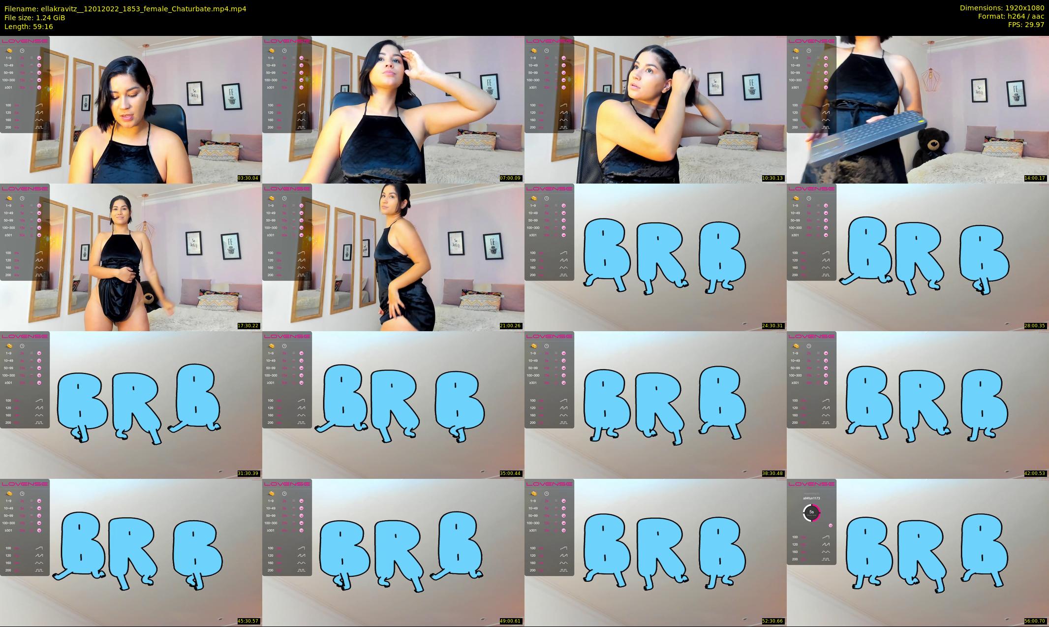 ellakravitz_ — 60 minute Chaturbate female cam show recording, 1080p, Jan 12, 2022