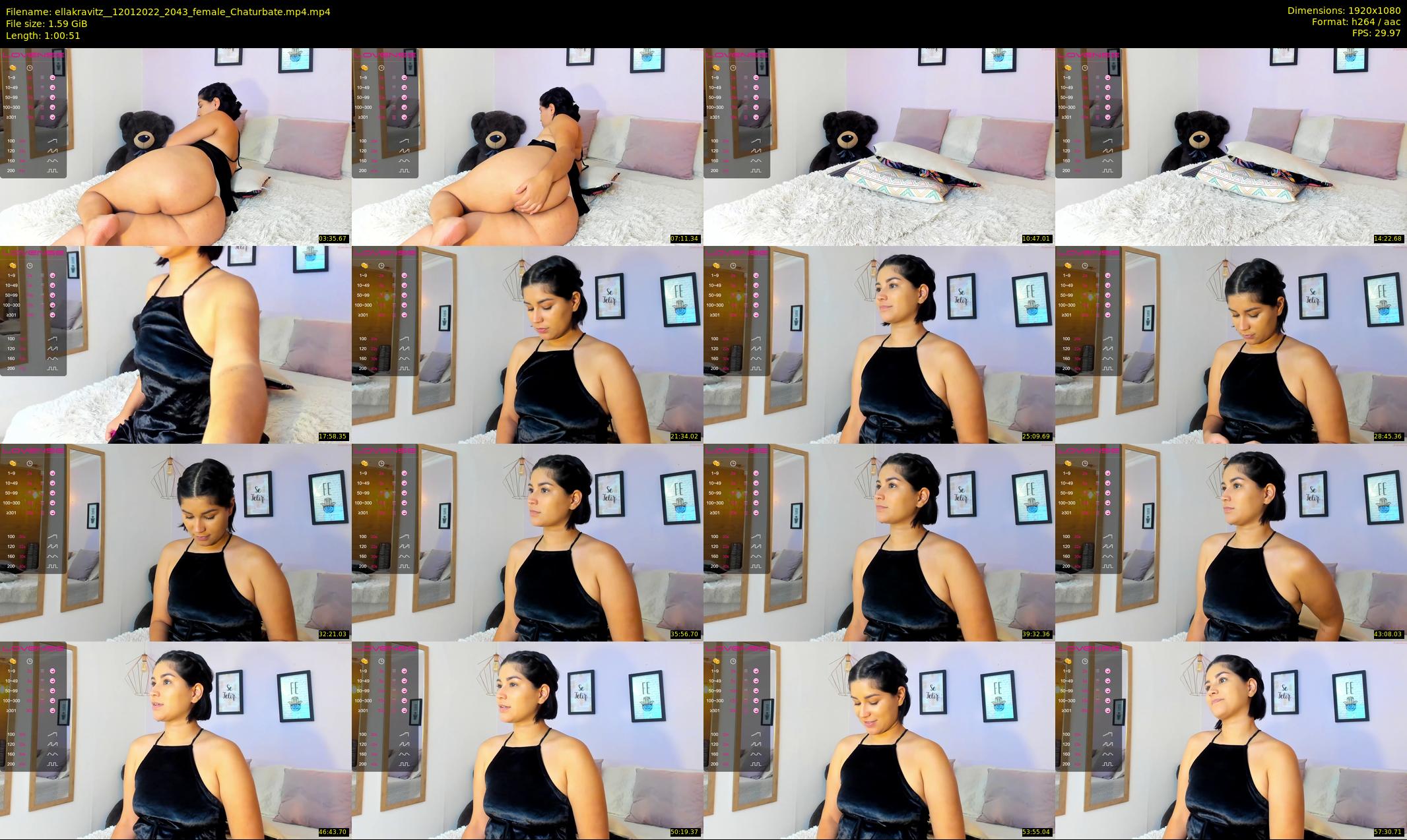 ellakravitz_ — 61 minute Chaturbate female cam show recording, 1080p, Jan 12, 2022