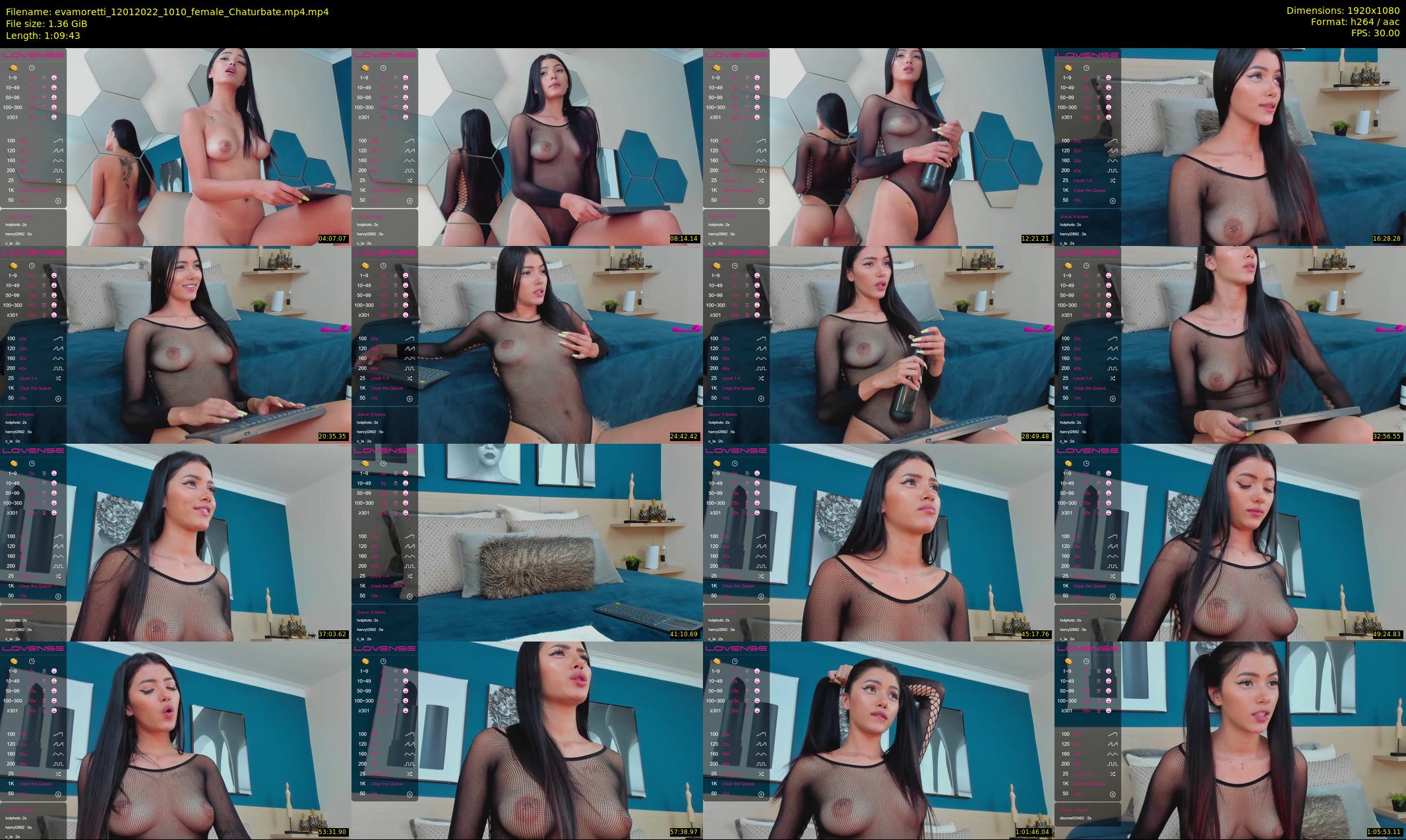 evamoretti — 70 minute Chaturbate female cam show recording, 1080p, Jan 12, 2022