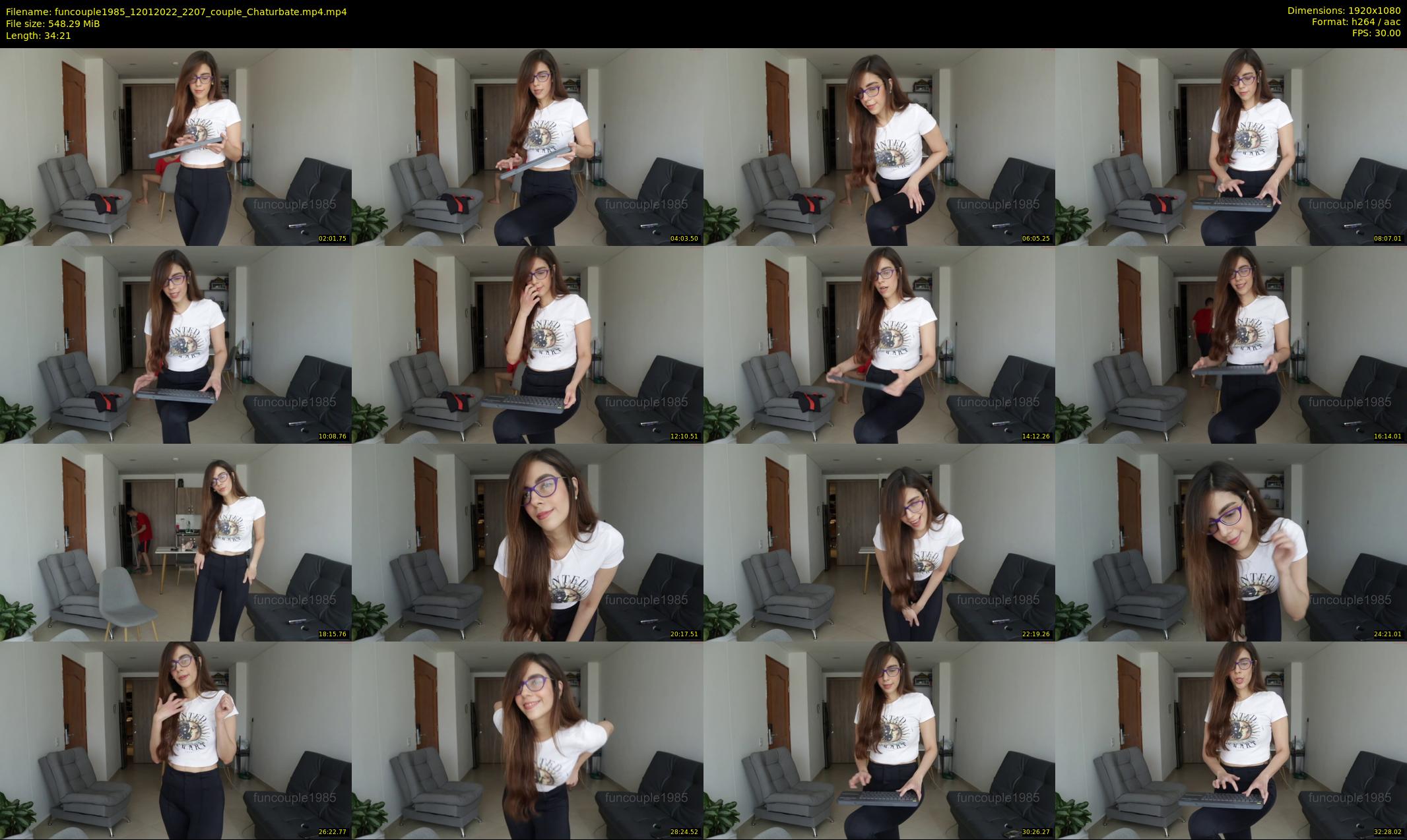 funcouple1985 — 35 minute Chaturbate couple cam show recording, 1080p, Jan 12, 2022