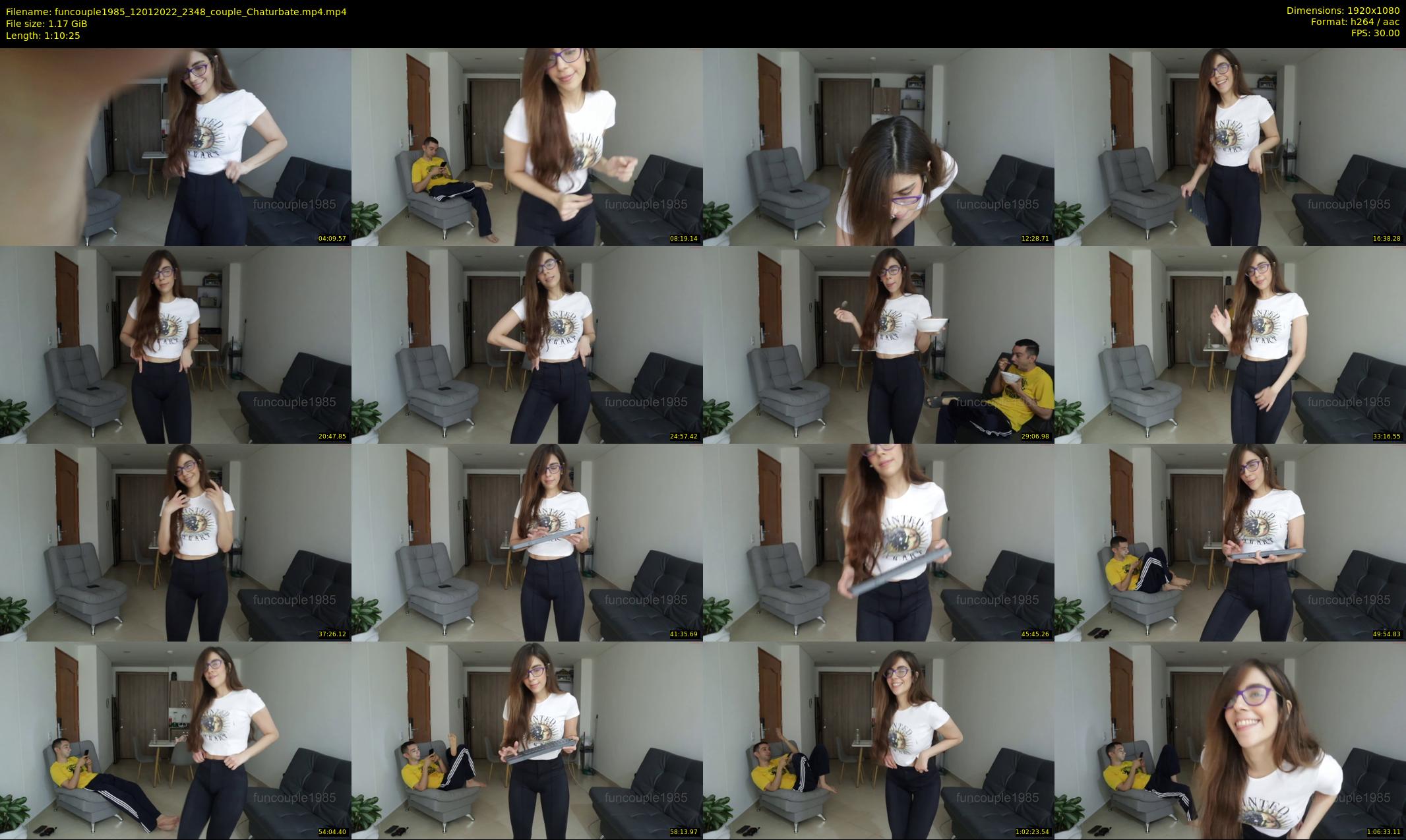 funcouple1985 — 71 minute Chaturbate couple cam show recording, 1080p, Jan 12, 2022