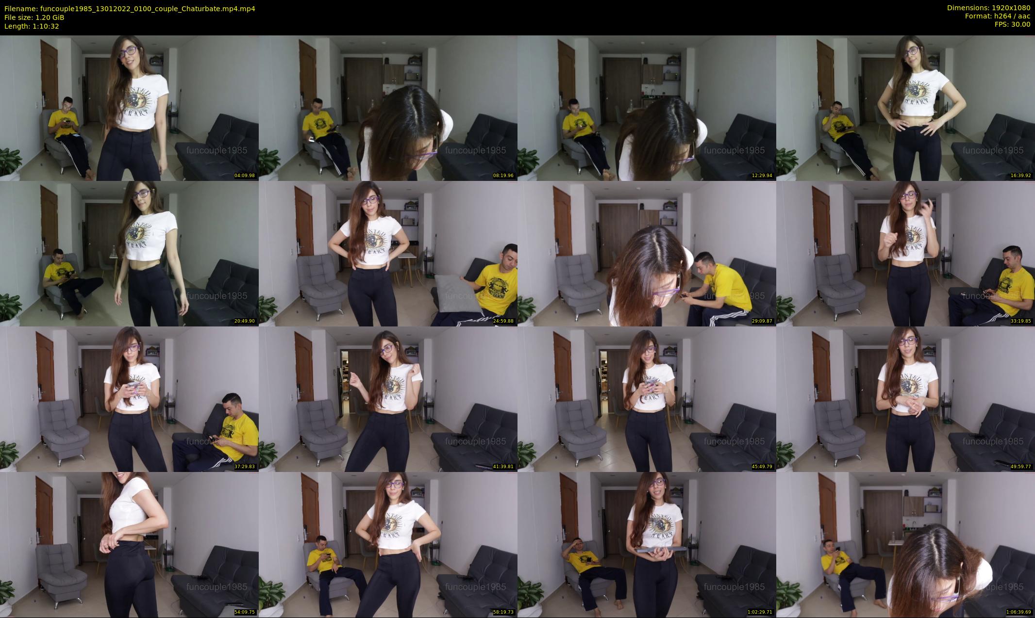 funcouple1985 — 71 minute Chaturbate couple cam show recording, 1080p, Jan 13, 2022