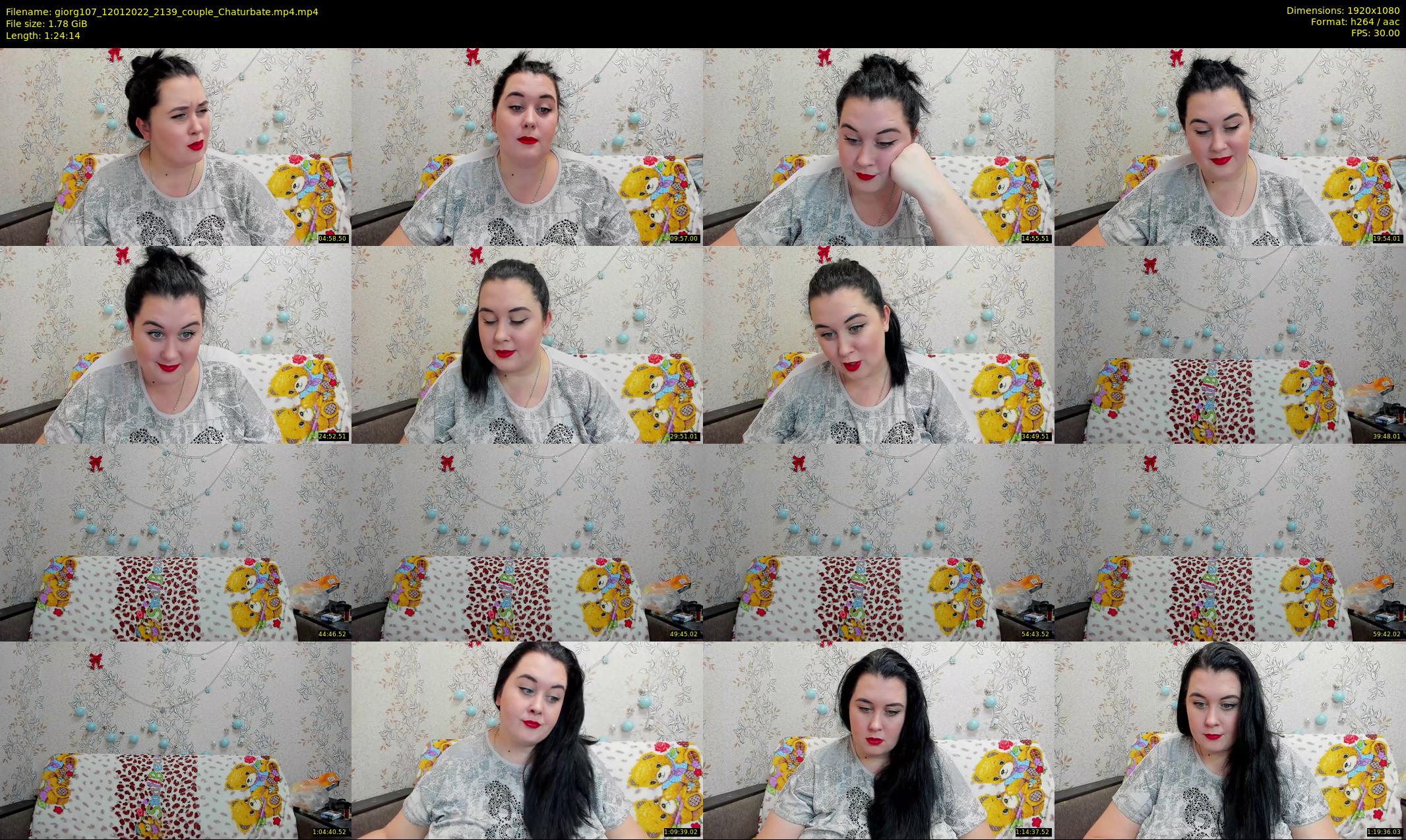 giorg107 — 85 minute Chaturbate couple cam show recording, 1080p, Jan 12, 2022