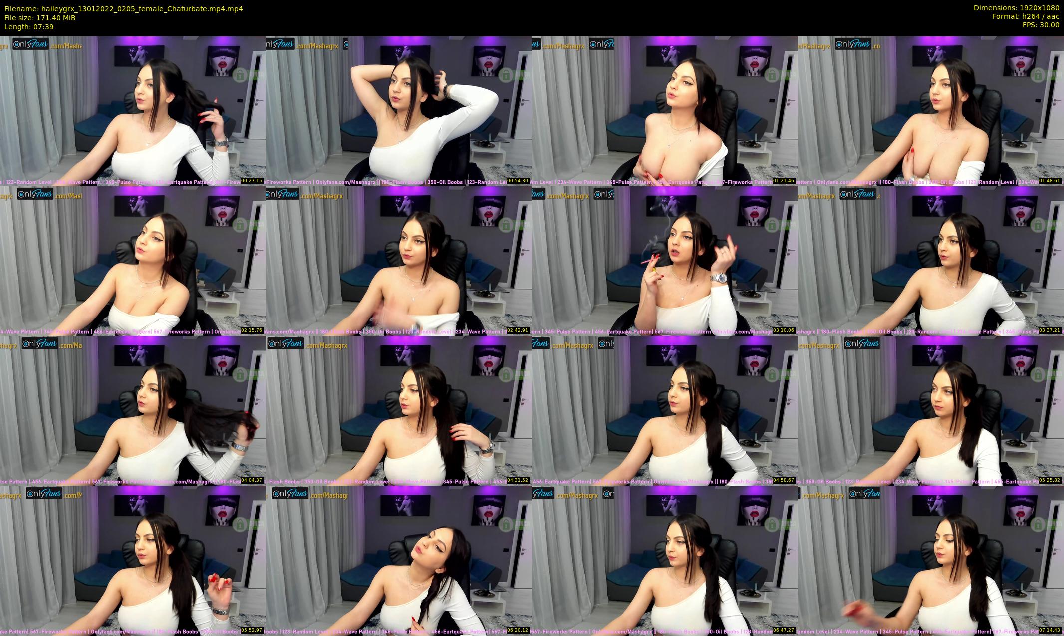 haileygrx — 8 minute Chaturbate female cam show recording, 1080p, Jan 13, 2022