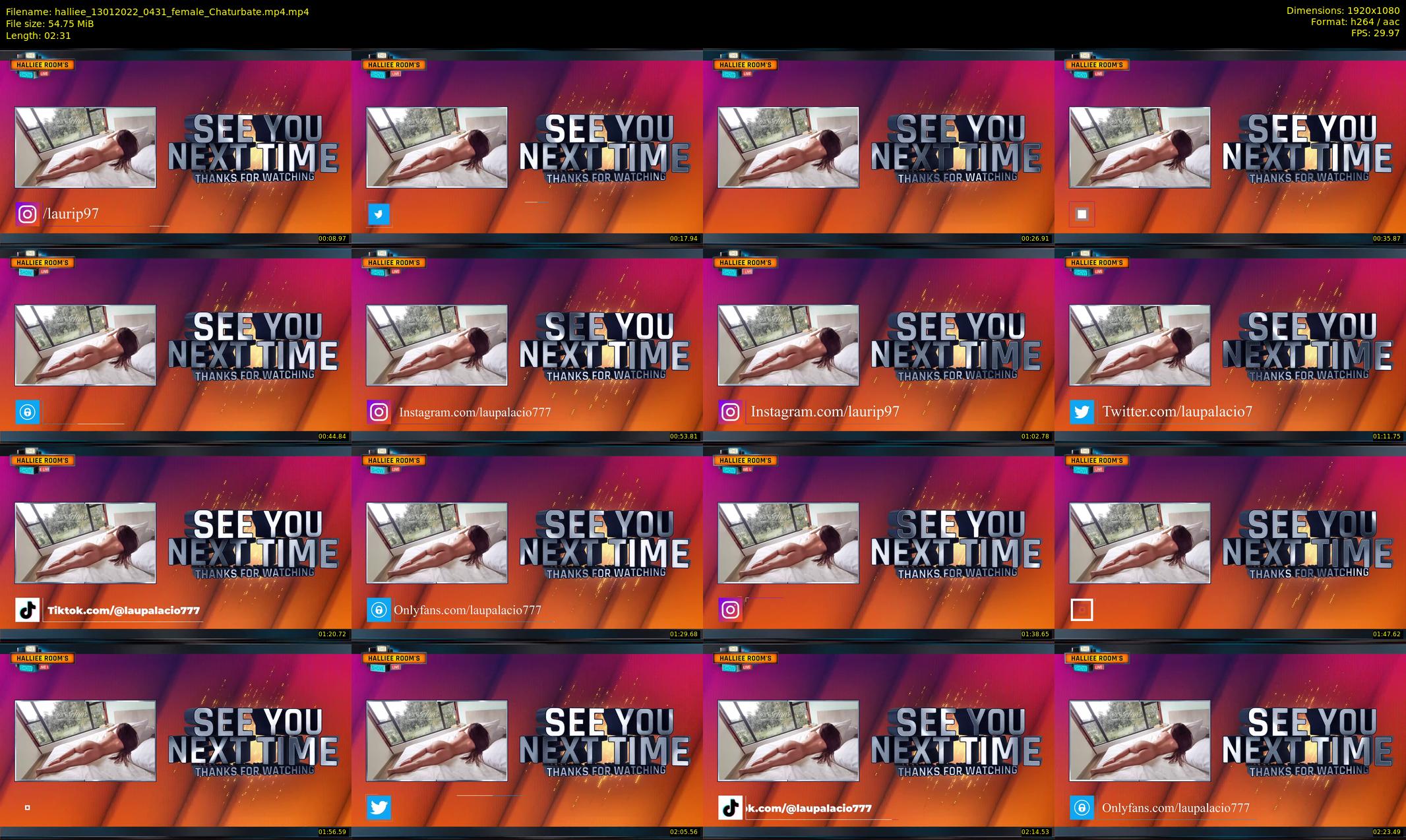 halliee — 3 minute Chaturbate couple cam show recording, 1080p, Jan 13, 2022