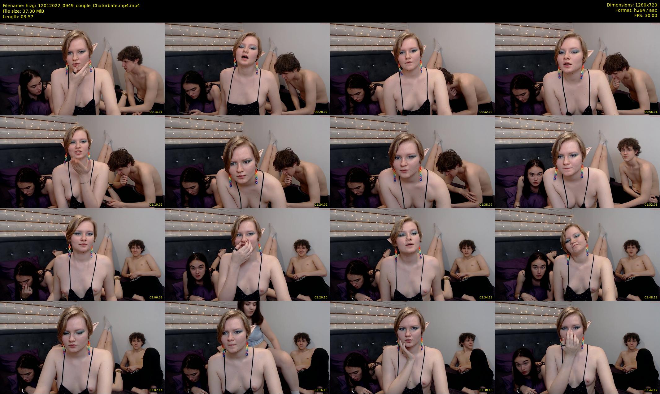hizgi — 4 minute Chaturbate couple cam show recording, 720p, Jan 12, 2022