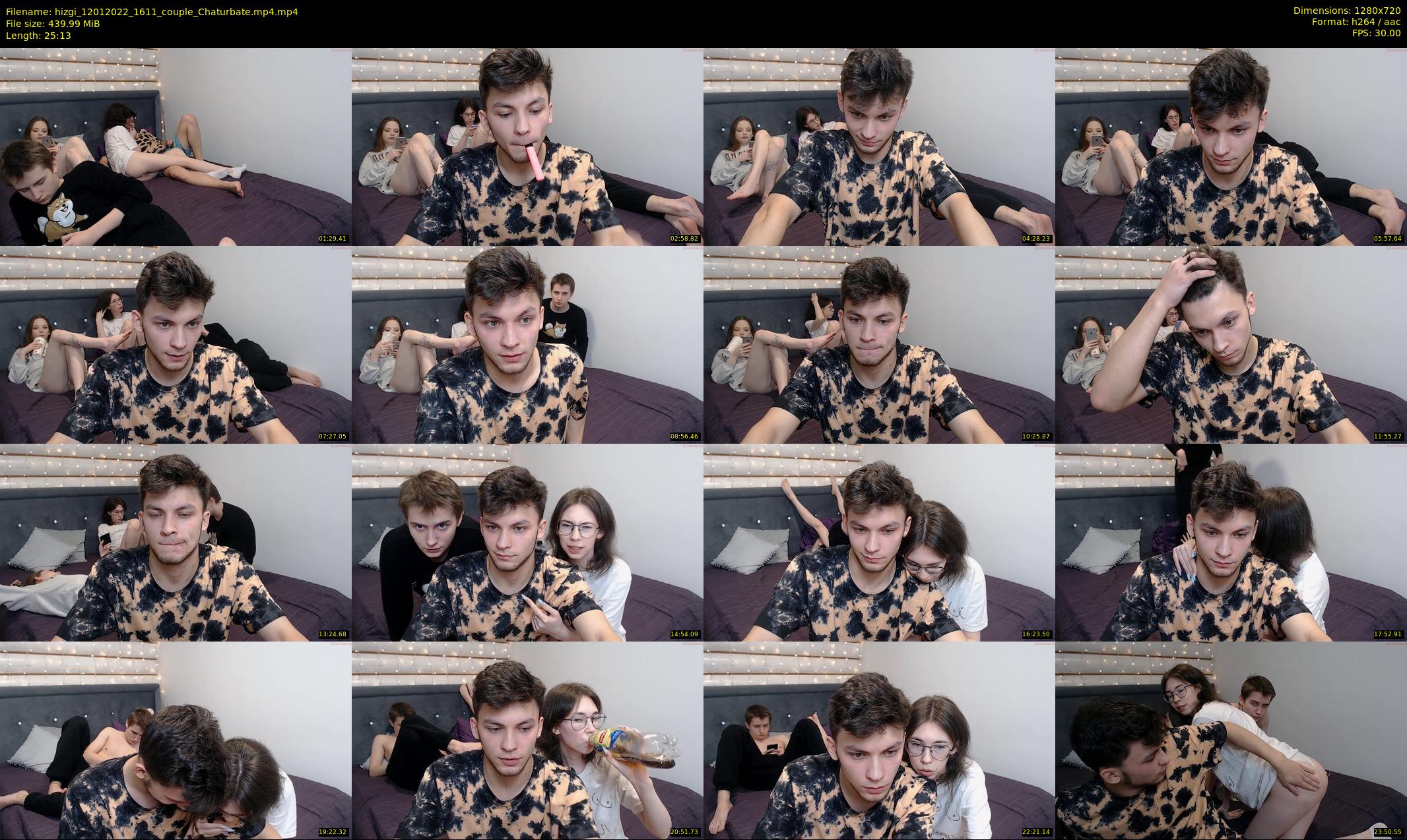 hizgi — 26 minute Chaturbate couple cam show recording, 720p, Jan 12, 2022
