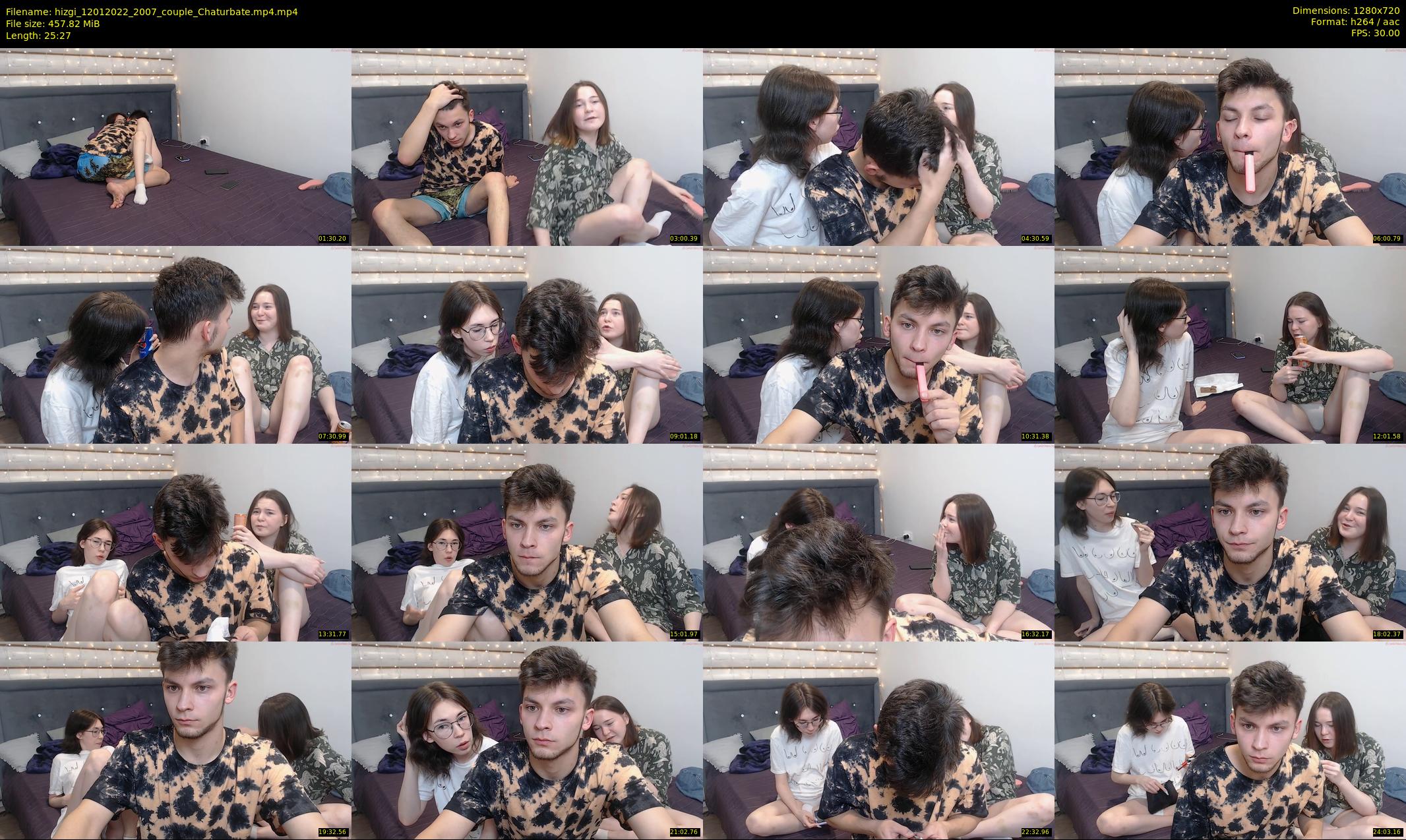 hizgi — 26 minute Chaturbate couple cam show recording, 720p, Jan 12, 2022