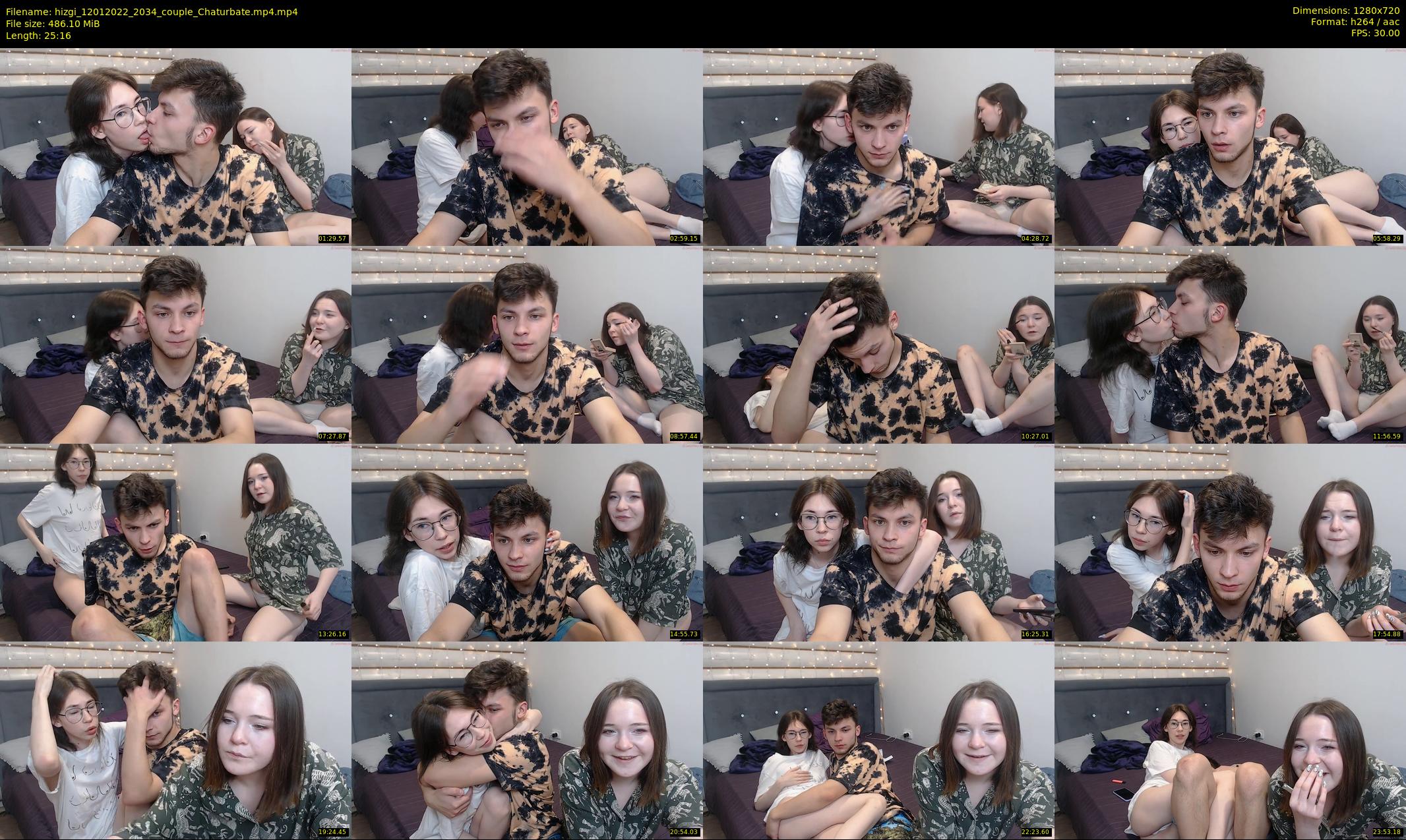 hizgi — 26 minute Chaturbate couple cam show recording, 720p, Jan 12, 2022