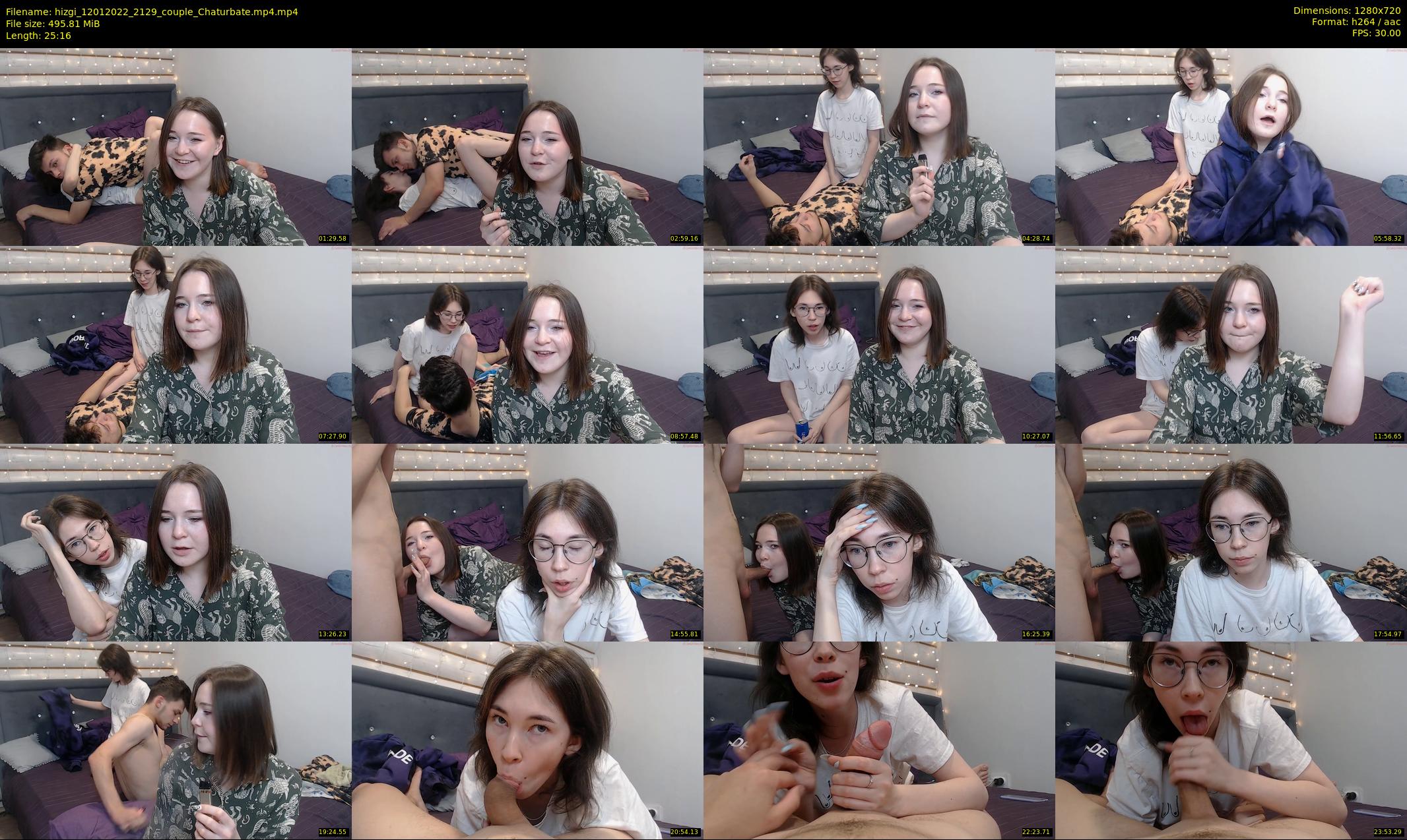 hizgi — 26 minute Chaturbate couple cam show recording, 720p, Jan 12, 2022