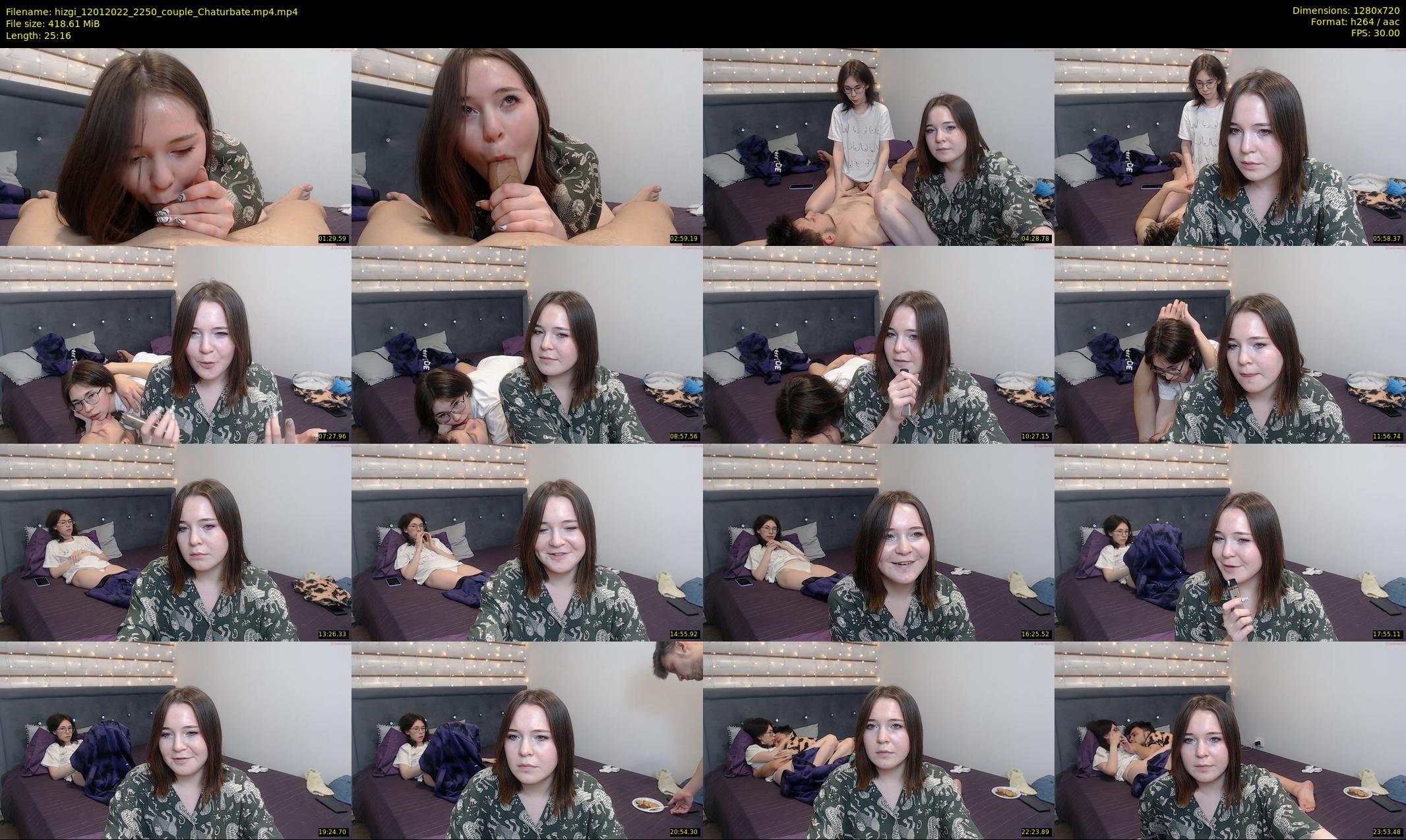 hizgi — 26 minute Chaturbate couple cam show recording, 720p, Jan 12, 2022