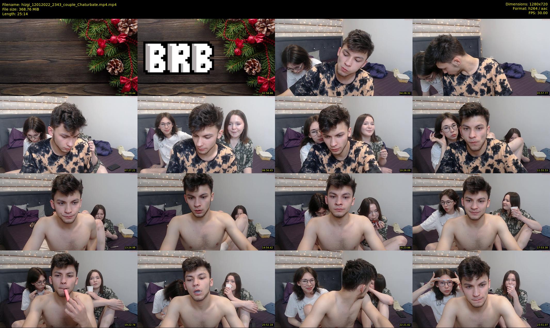 hizgi — 26 minute Chaturbate couple cam show recording, 720p, Jan 12, 2022