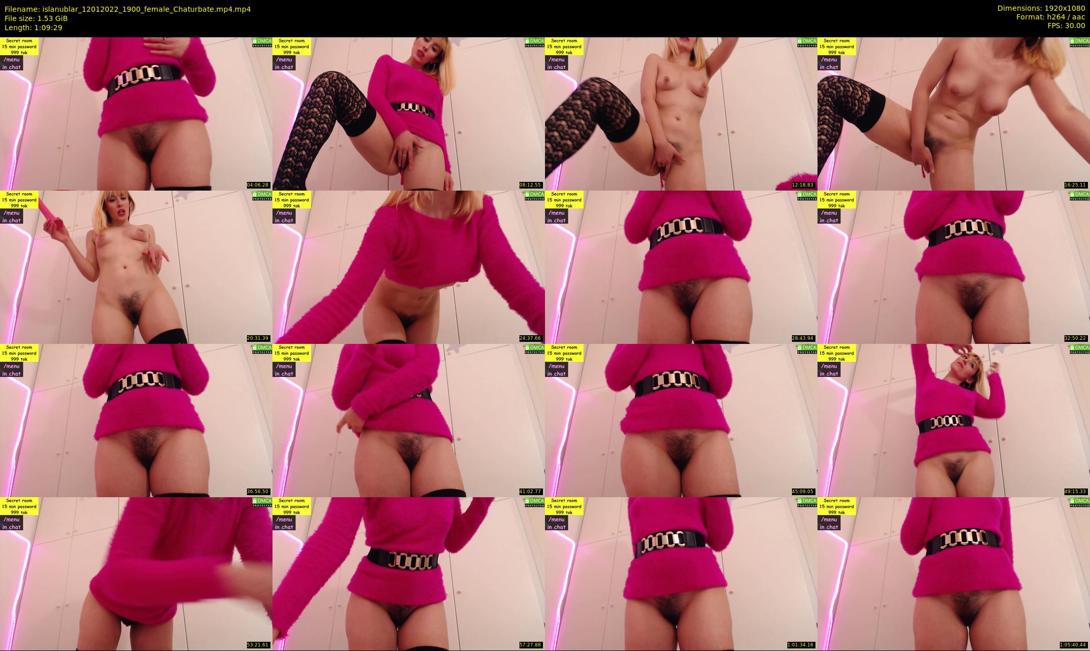 islanublar — 70 minute Chaturbate female cam show recording, 1080p, Jan 12, 2022