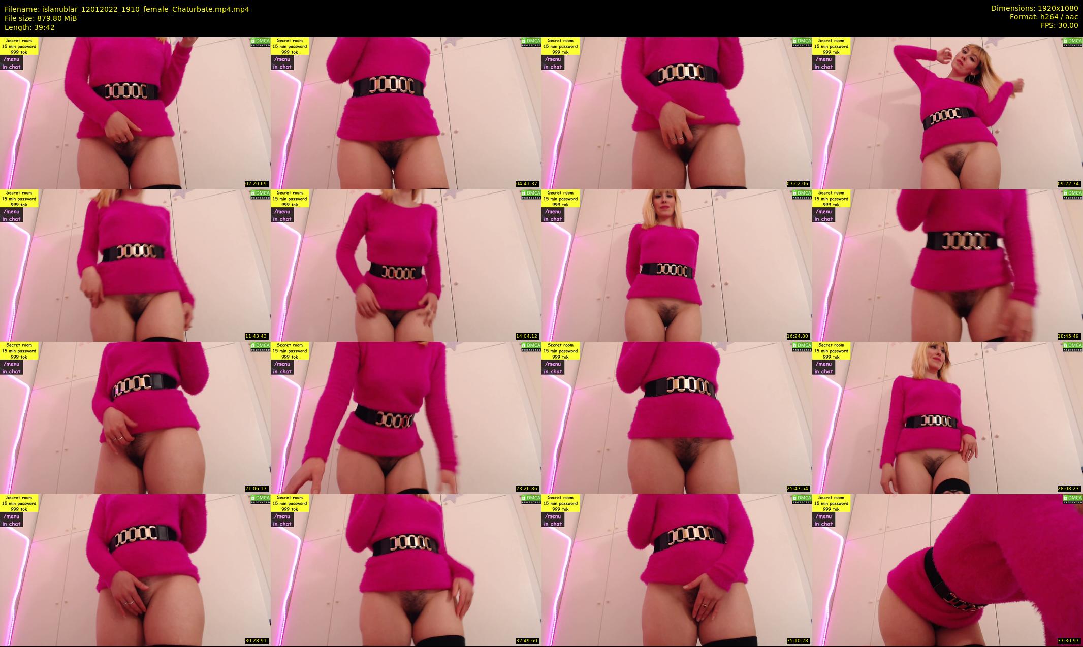 islanublar — 40 minute Chaturbate female cam show recording, 1080p, Jan 12, 2022