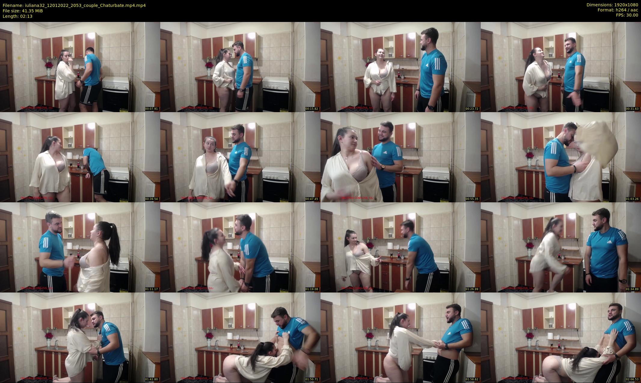 iuliana32 — 3 minute Chaturbate couple cam show recording, 1080p, Jan 12, 2022