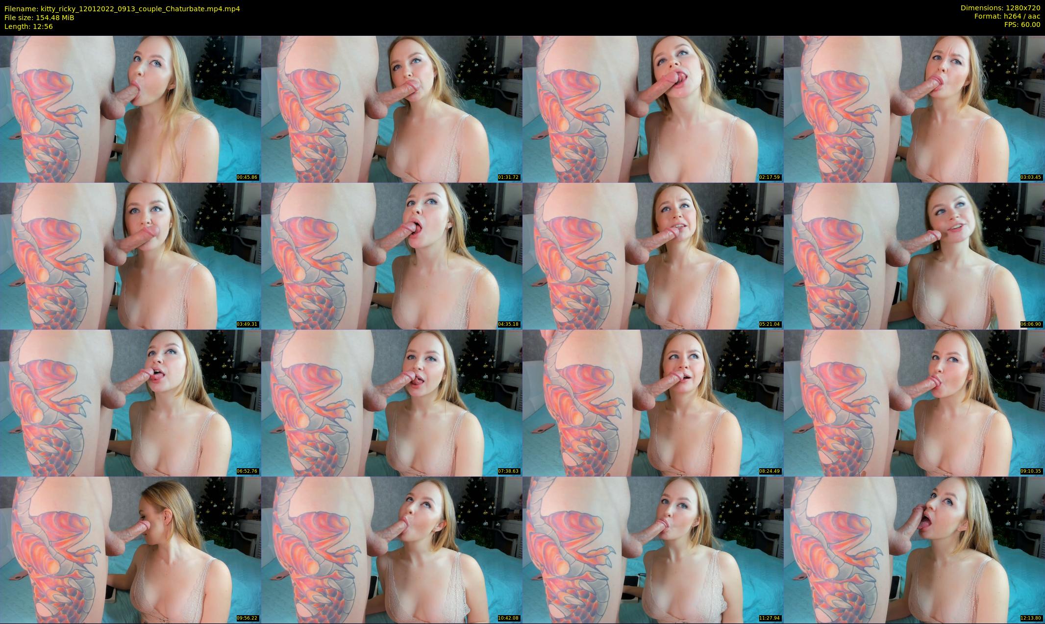 kitty_ricky — 13 minute Chaturbate couple cam show recording, 720p, Jan 12, 2022