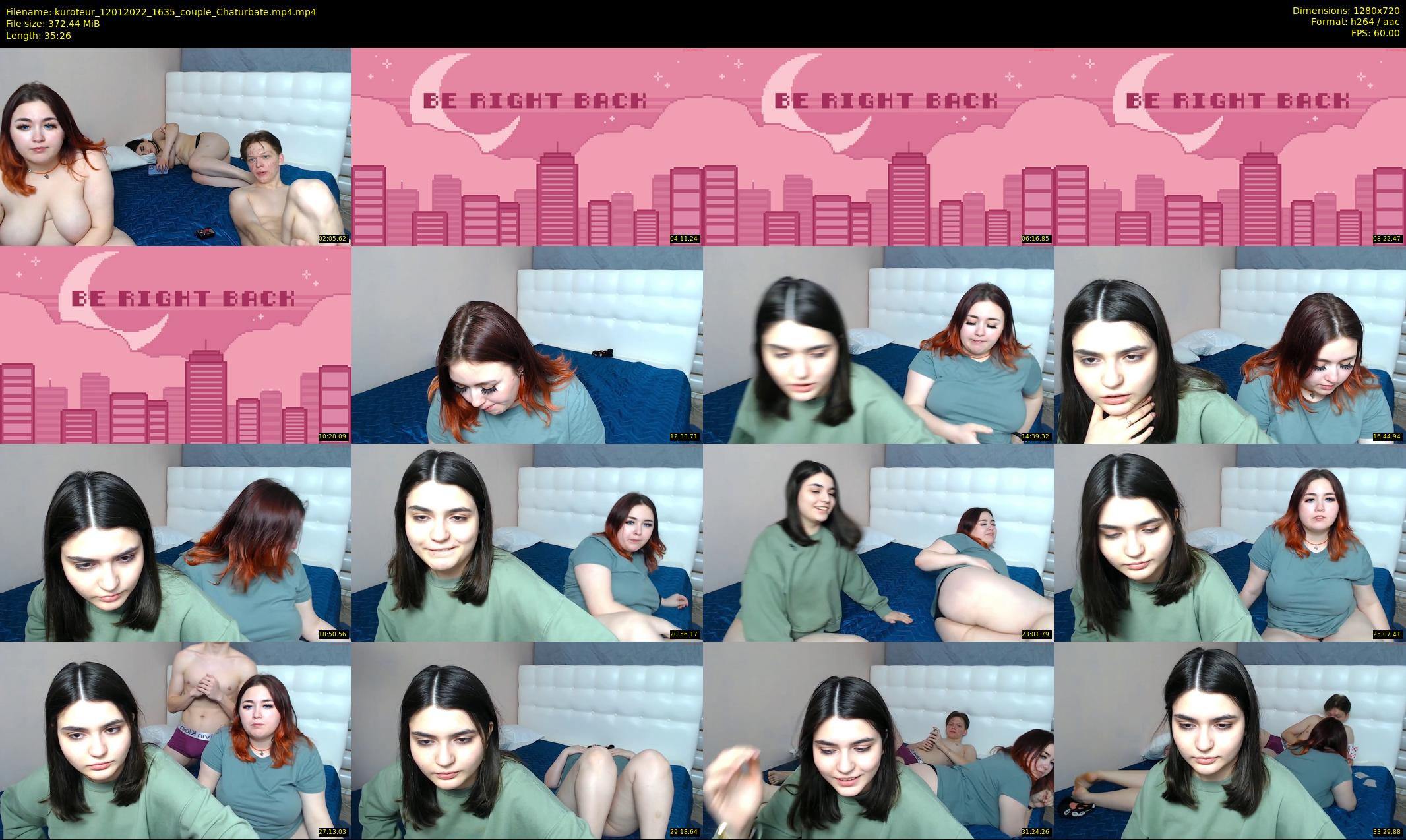 kuroteur — 36 minute Chaturbate couple cam show recording, 720p, Jan 12, 2022