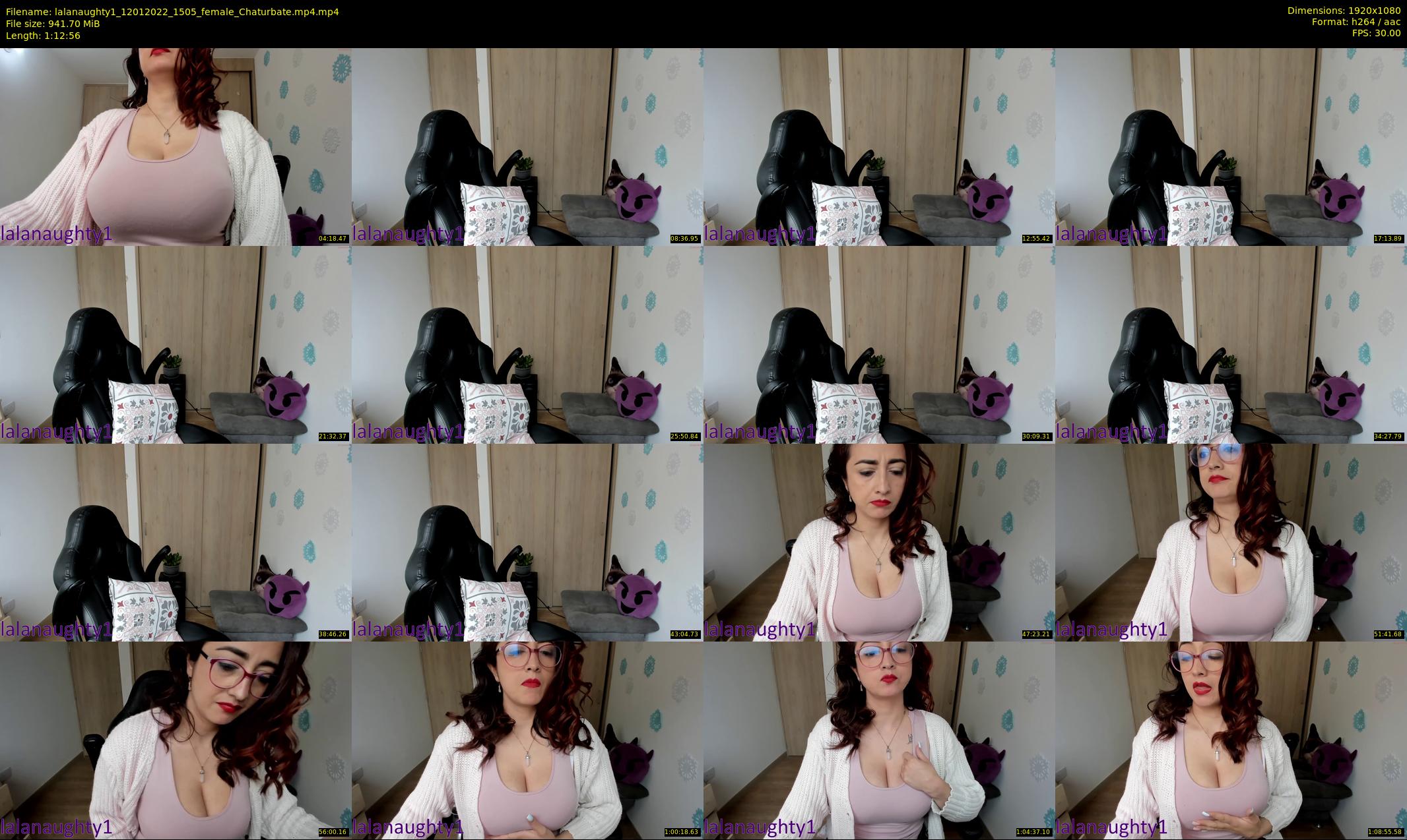 lalanaughty1 — 73 minute Chaturbate female cam show recording, 1080p, Jan 12, 2022