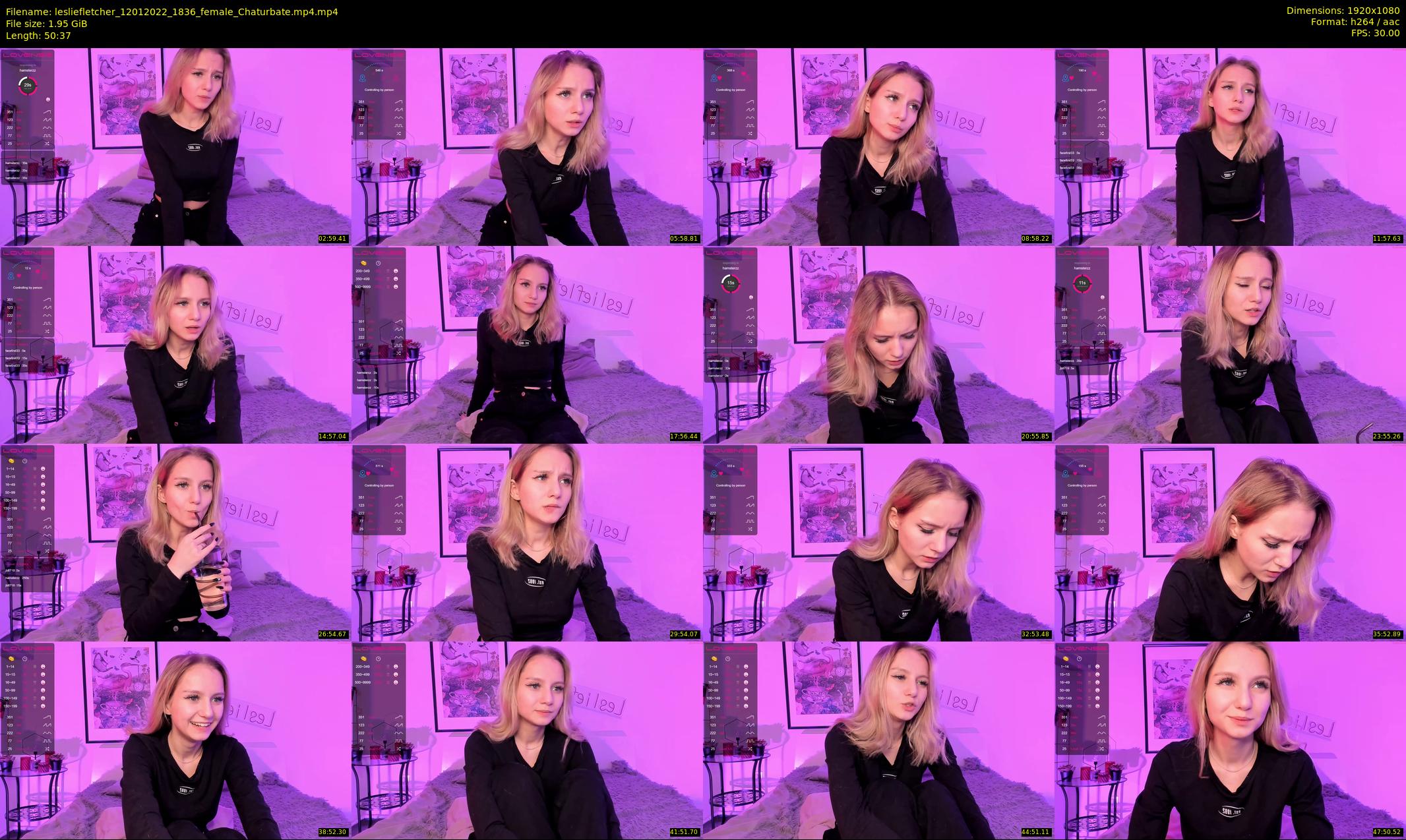 lesliefletcher — 51 minute Chaturbate couple cam show recording, 1080p, Jan 12, 2022