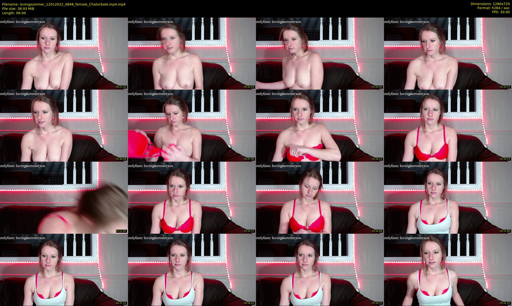 lovingsummer — 6 minute Chaturbate female cam show recording, 720p, Jan 12, 2022