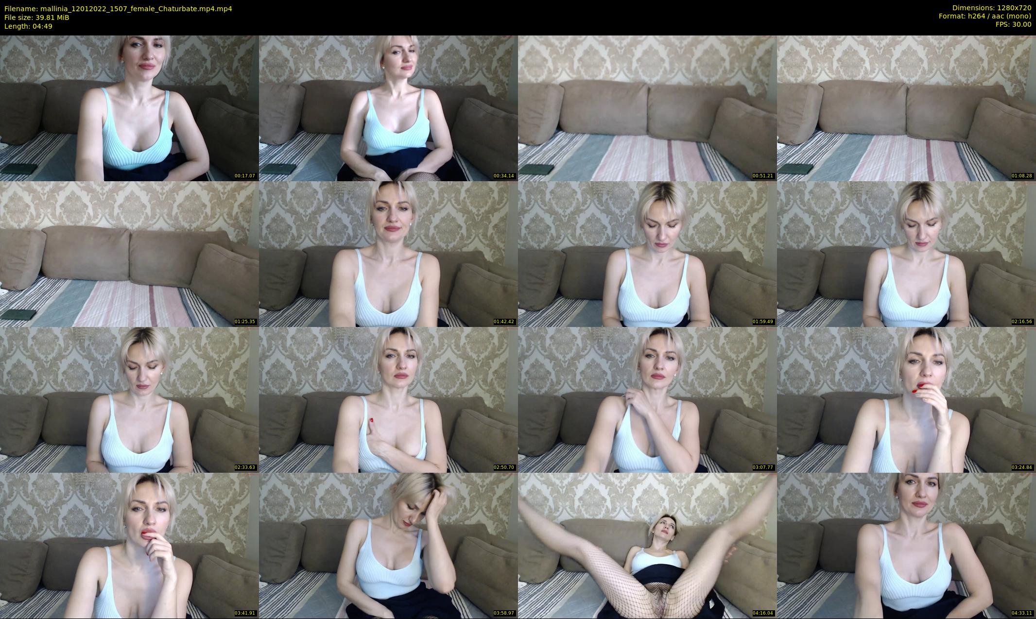 mallinia — 5 minute Chaturbate female cam show recording, 720p, Jan 12, 2022
