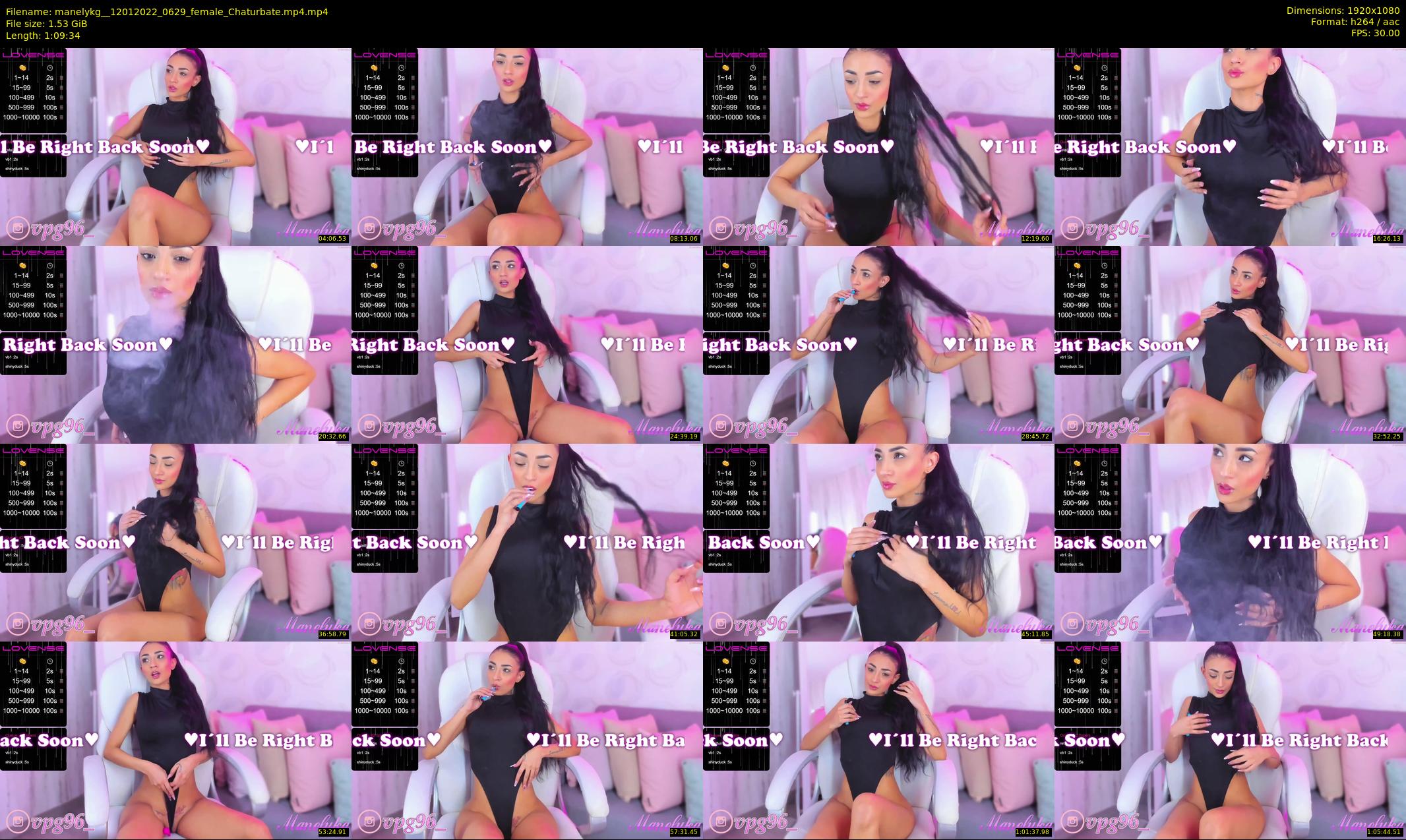 manelykg_ — 70 minute Chaturbate female cam show recording, 1080p, Jan 12, 2022