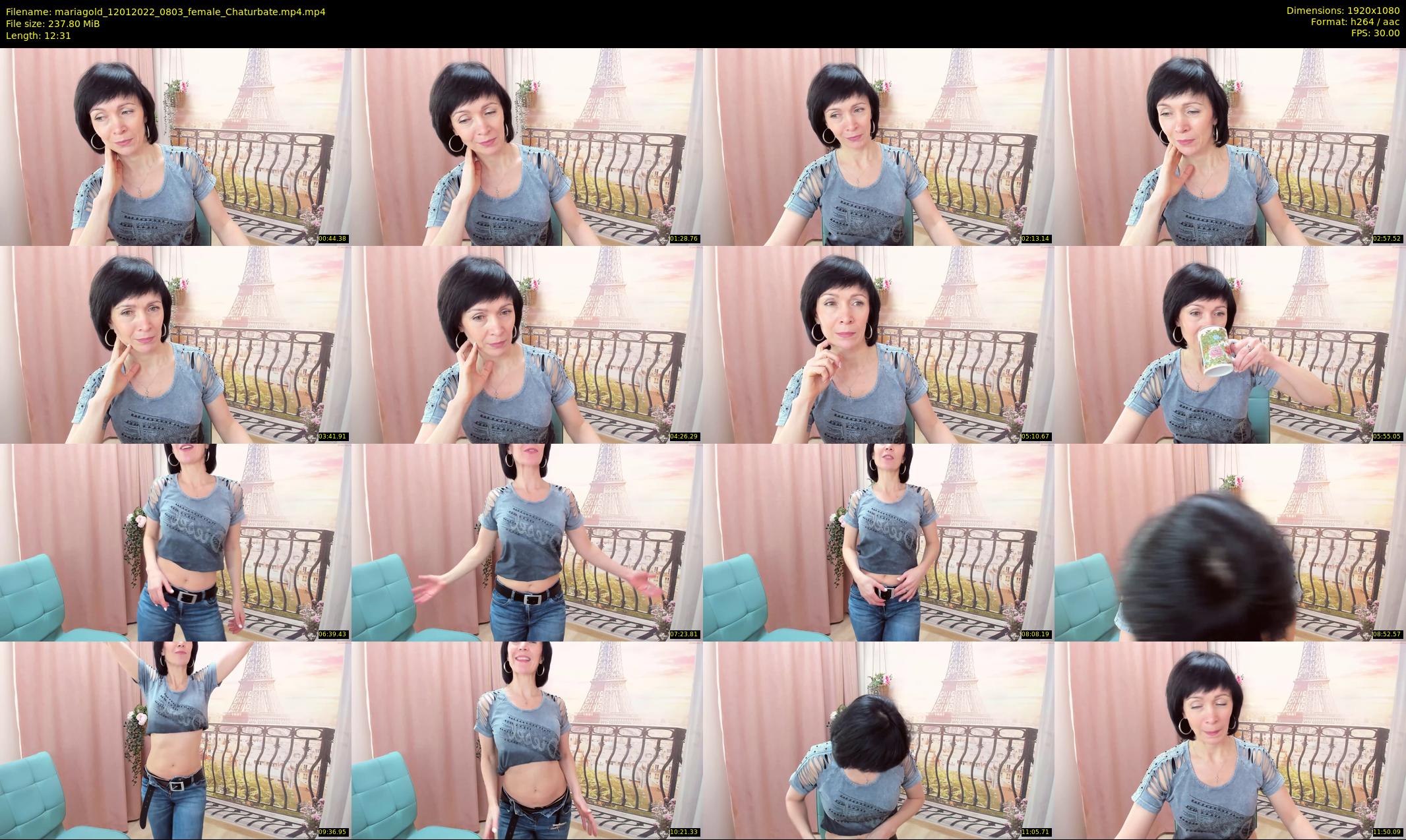 mariagold — 13 minute Chaturbate female cam show recording, 1080p, Jan 12, 2022