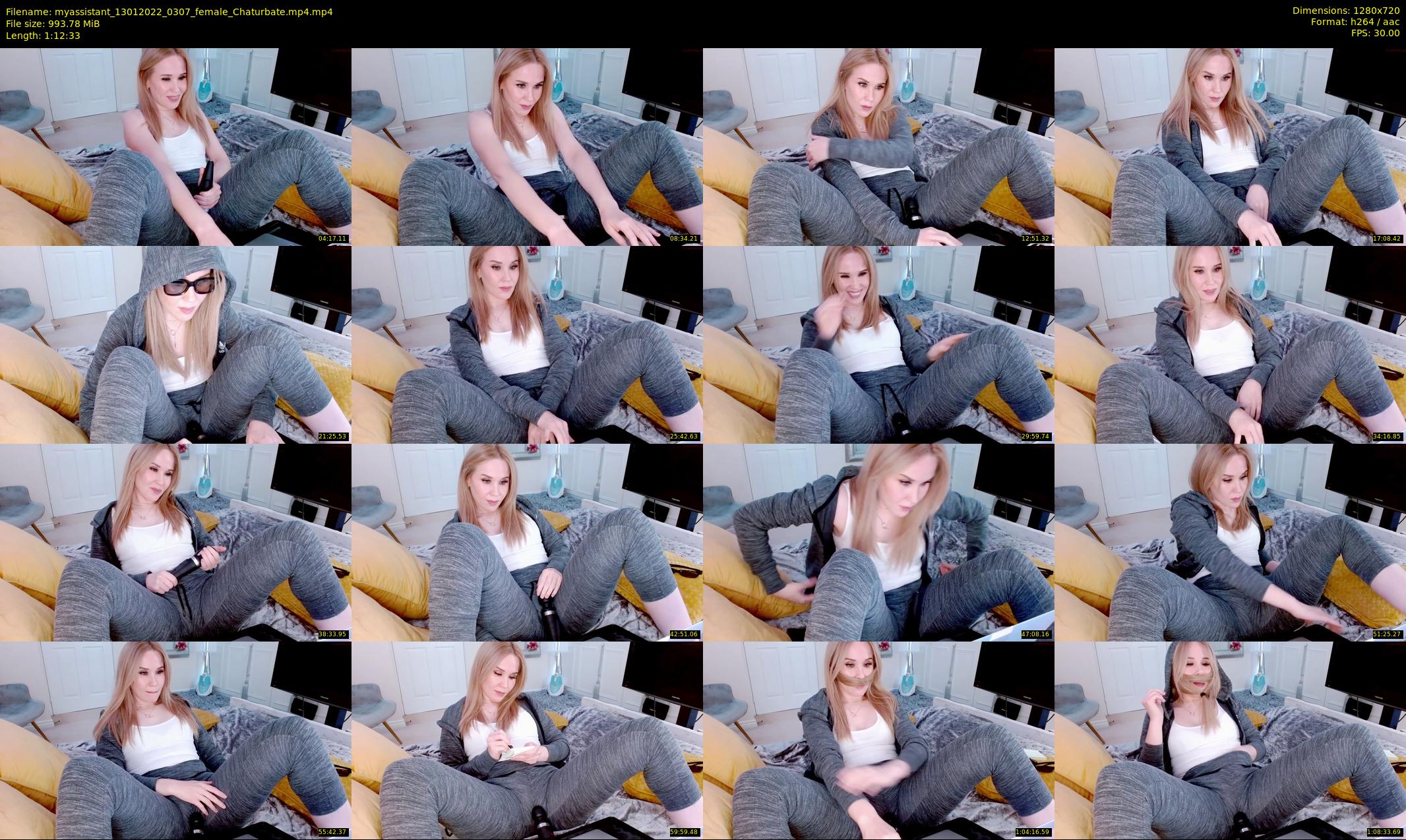 myassistant — 73 minute Chaturbate female cam show recording, 720p, Jan 13, 2022