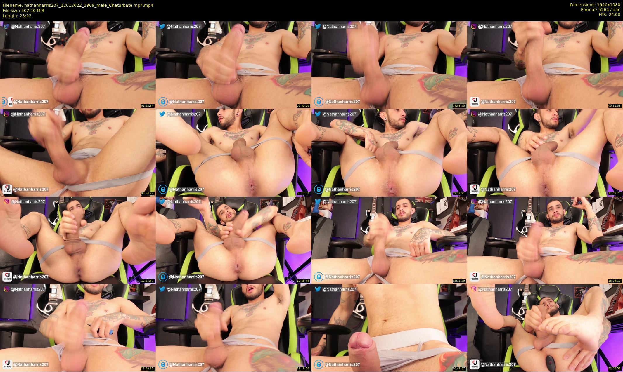 nathanharris207 — 24 minute Chaturbate male cam show recording, 1080p, Jan 12, 2022
