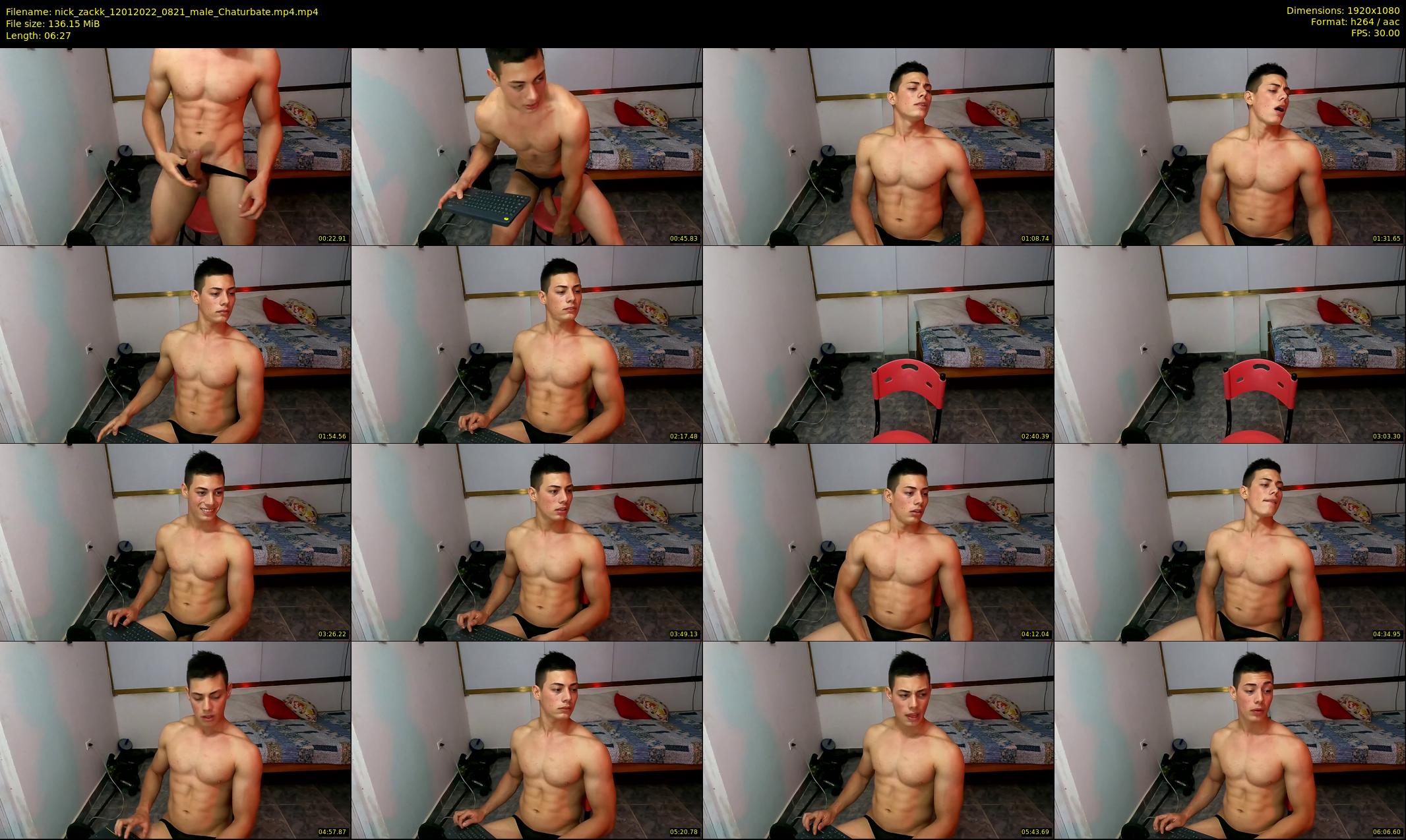 nick_zackk — 7 minute Chaturbate male cam show recording, 1080p, Jan 12, 2022