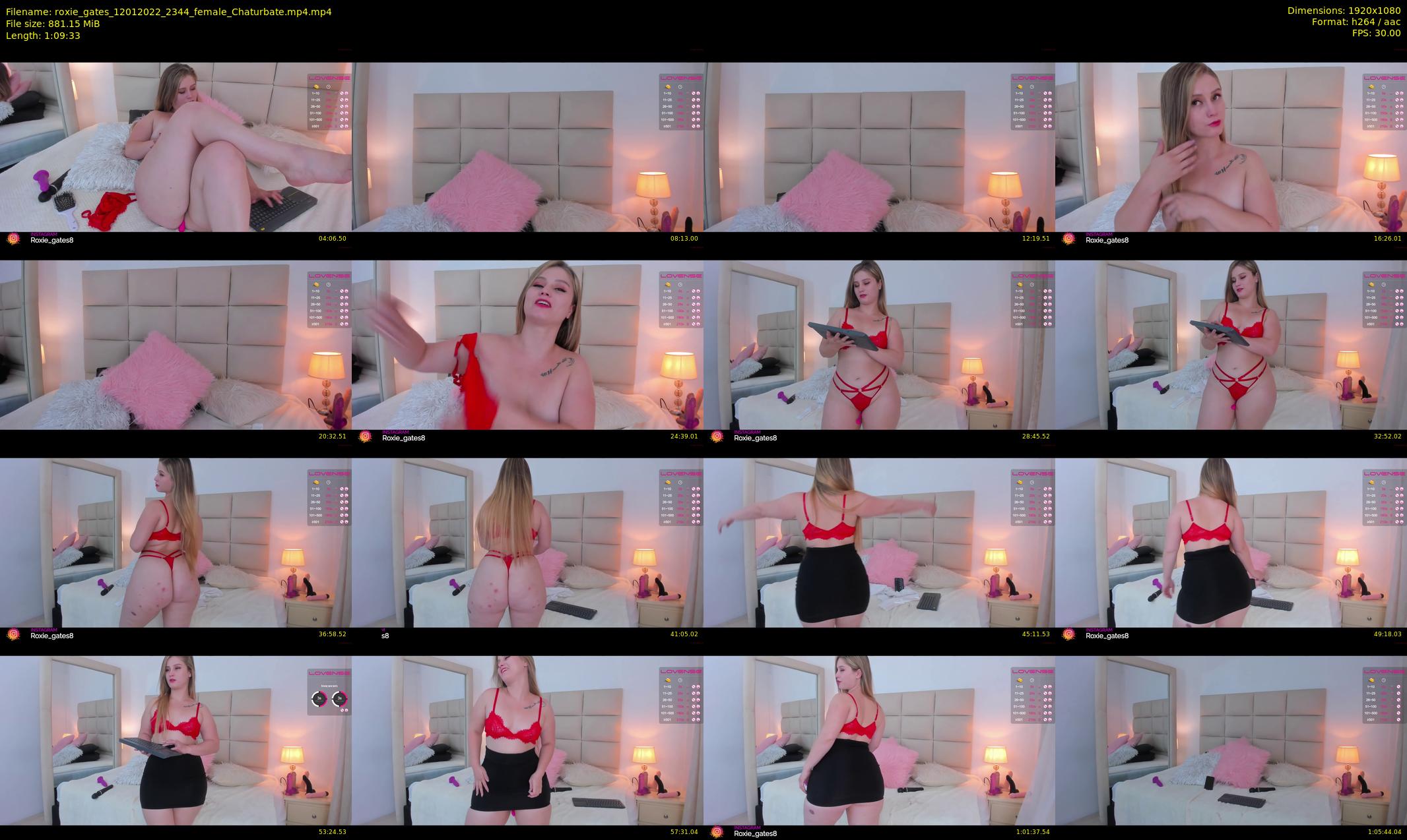 roxie_gates — 70 minute Chaturbate female cam show recording, 1080p, Jan 12, 2022