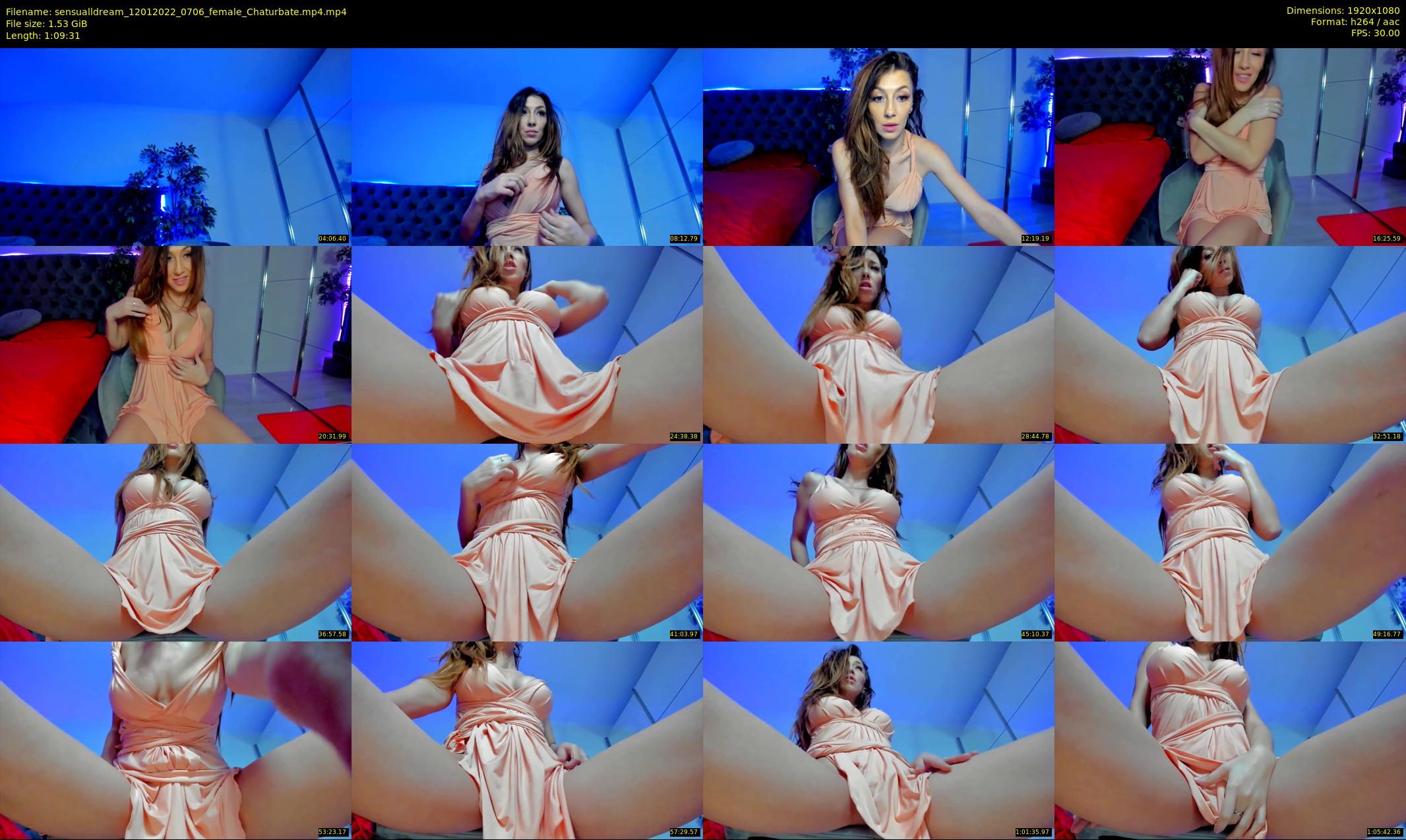 sensualldream — 70 minute Chaturbate female cam show recording, 1080p, Jan 12, 2022