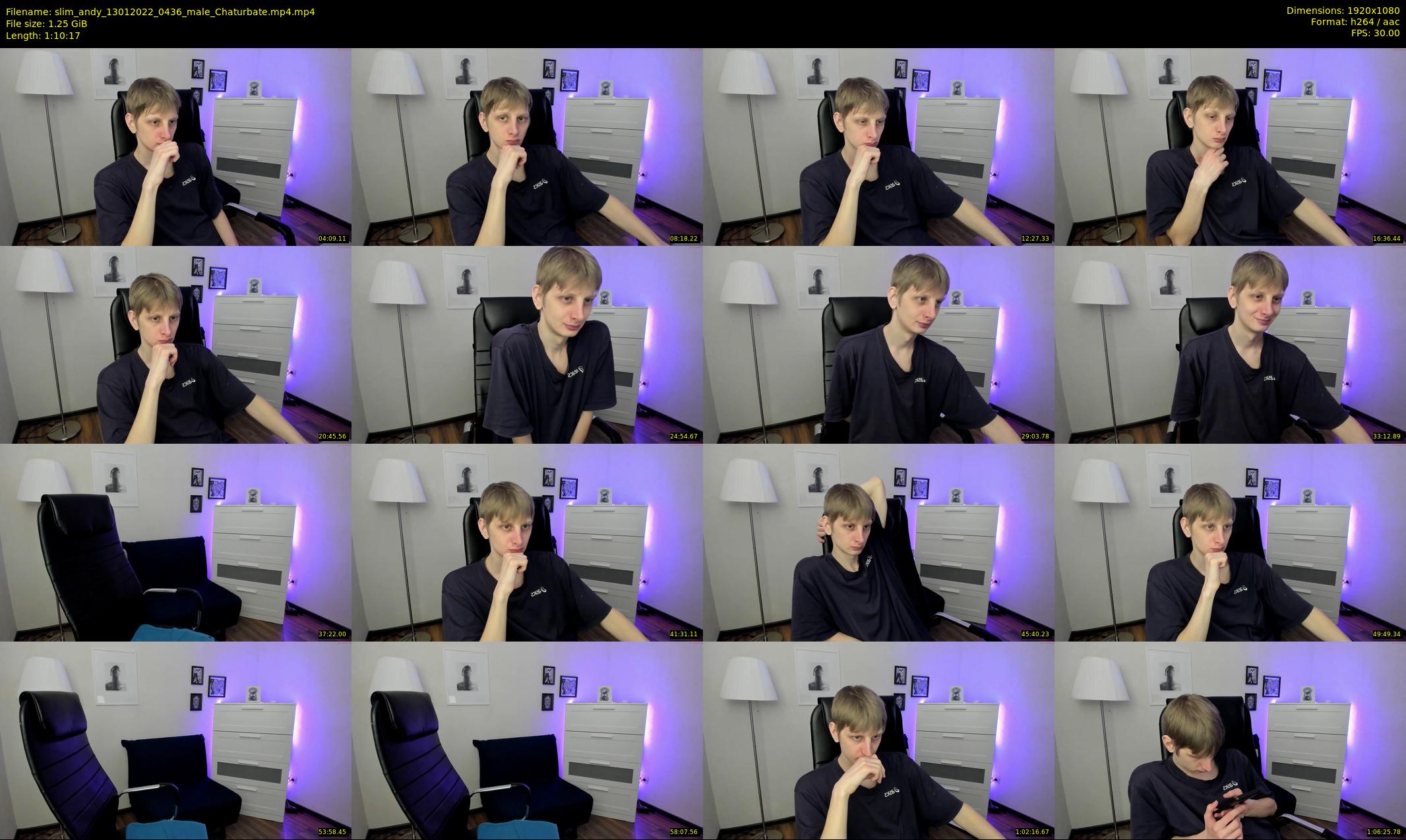 slim_andy — 71 minute Chaturbate male cam show recording, 1080p, Jan 13, 2022
